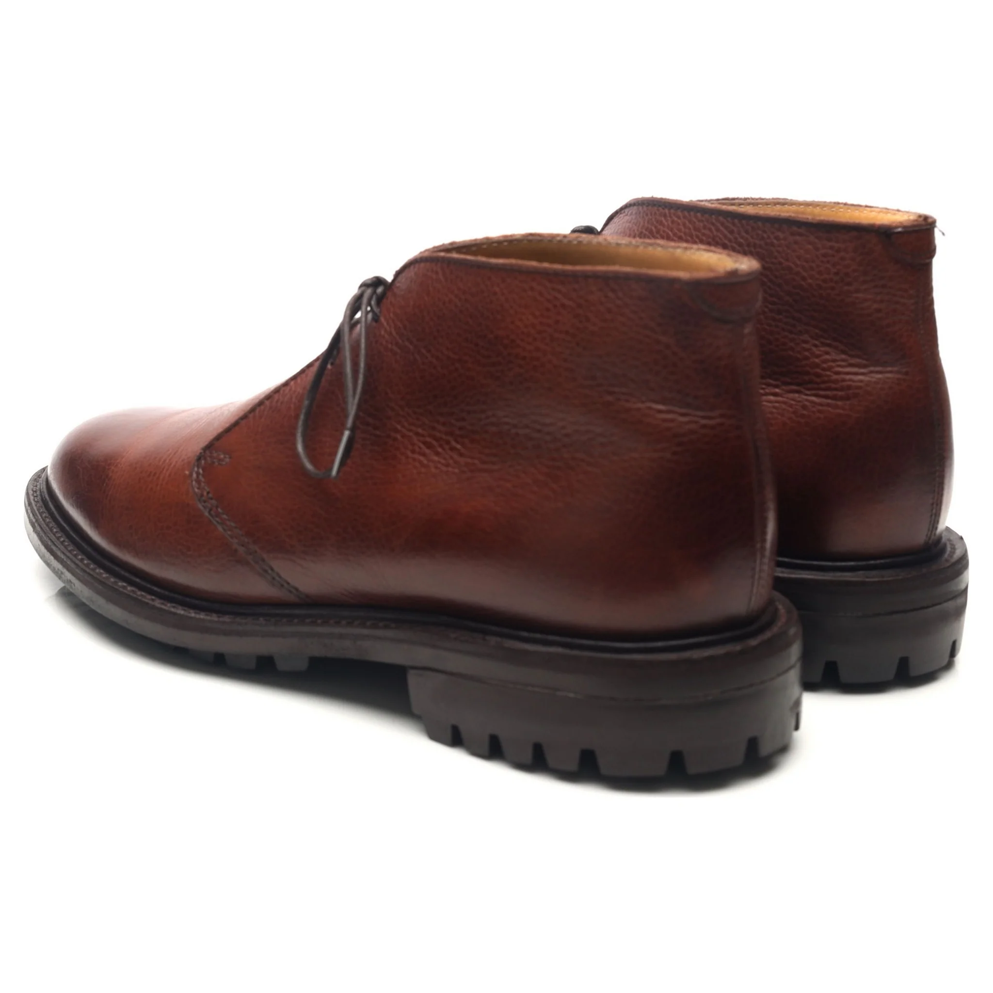 Brown Leather Chukka Boots UK 7.5 F - Image 3