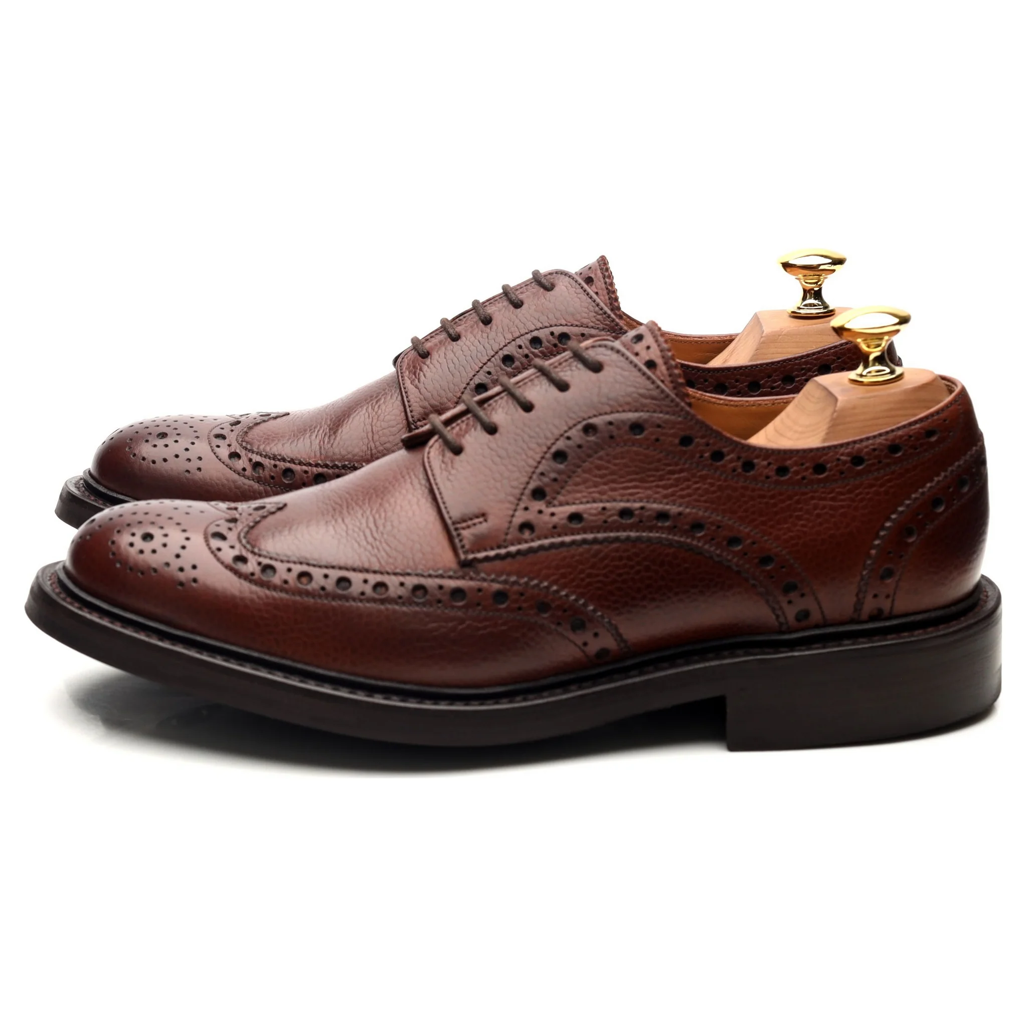 'Grassington' Brown Leather Derby Brogues UK 6.5 F - Image 2