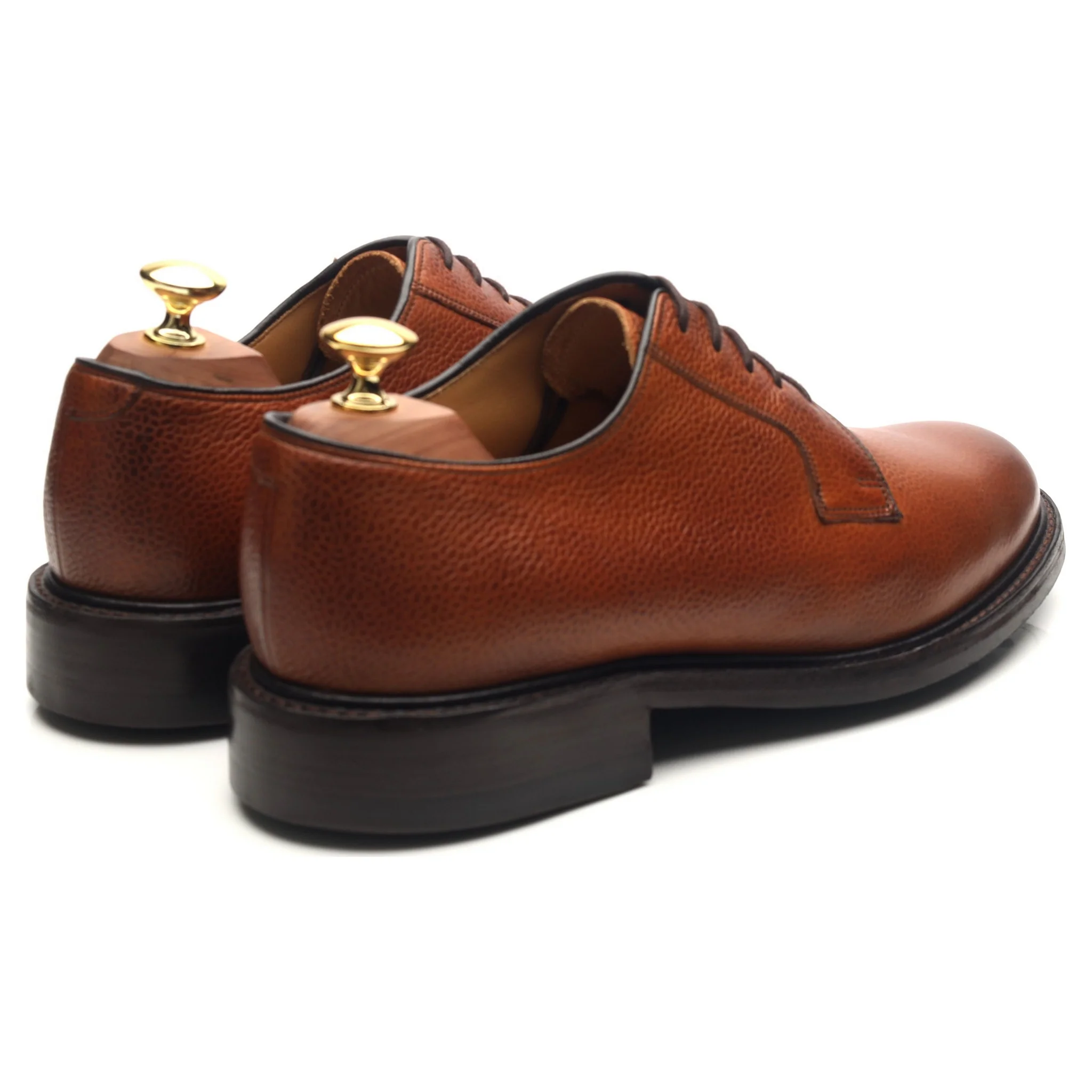 'Nairn' Tan Brown Leather Derby UK 8 F - Image 5