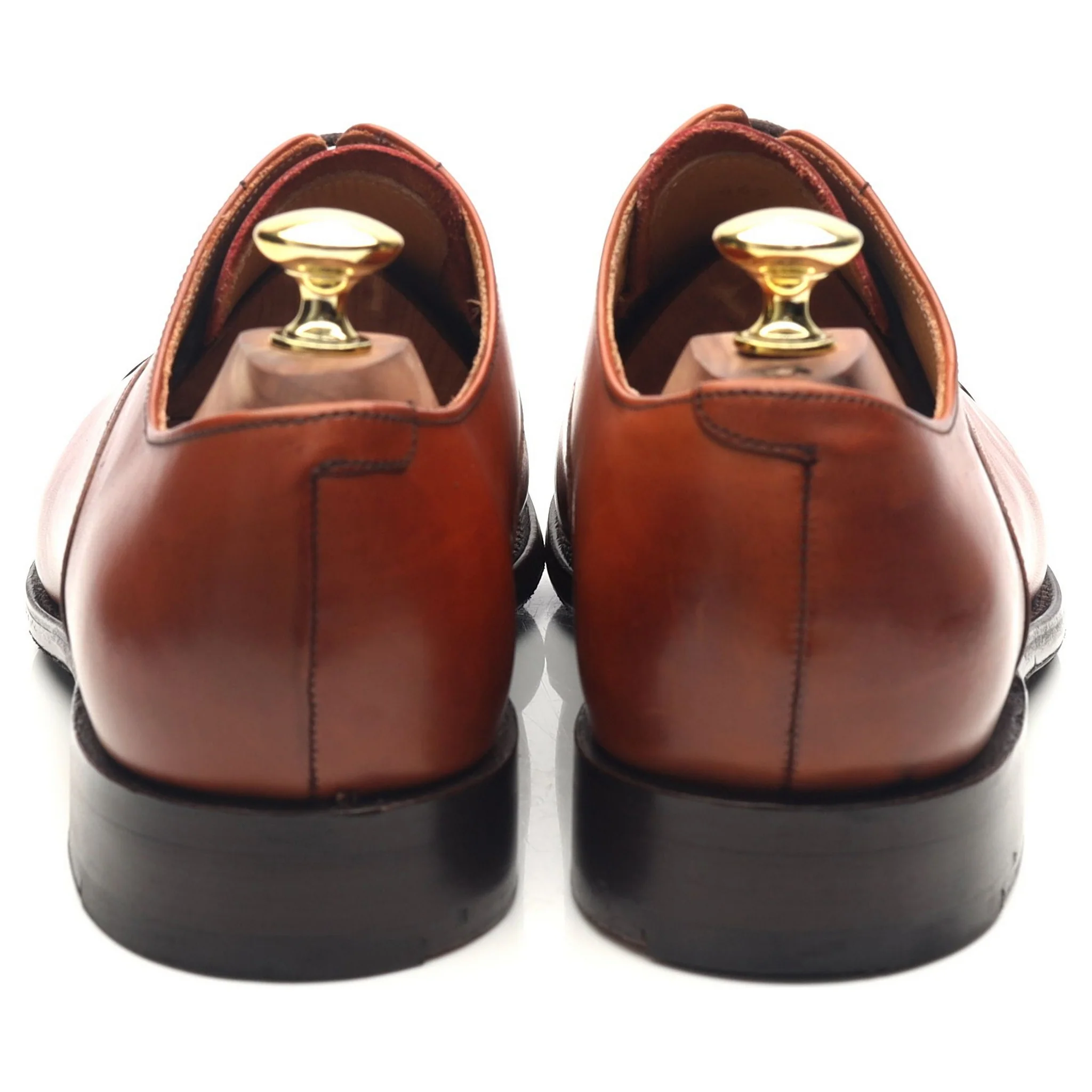 'Duxford' Tan Brown Leather Oxford UK 7 G - Image 4