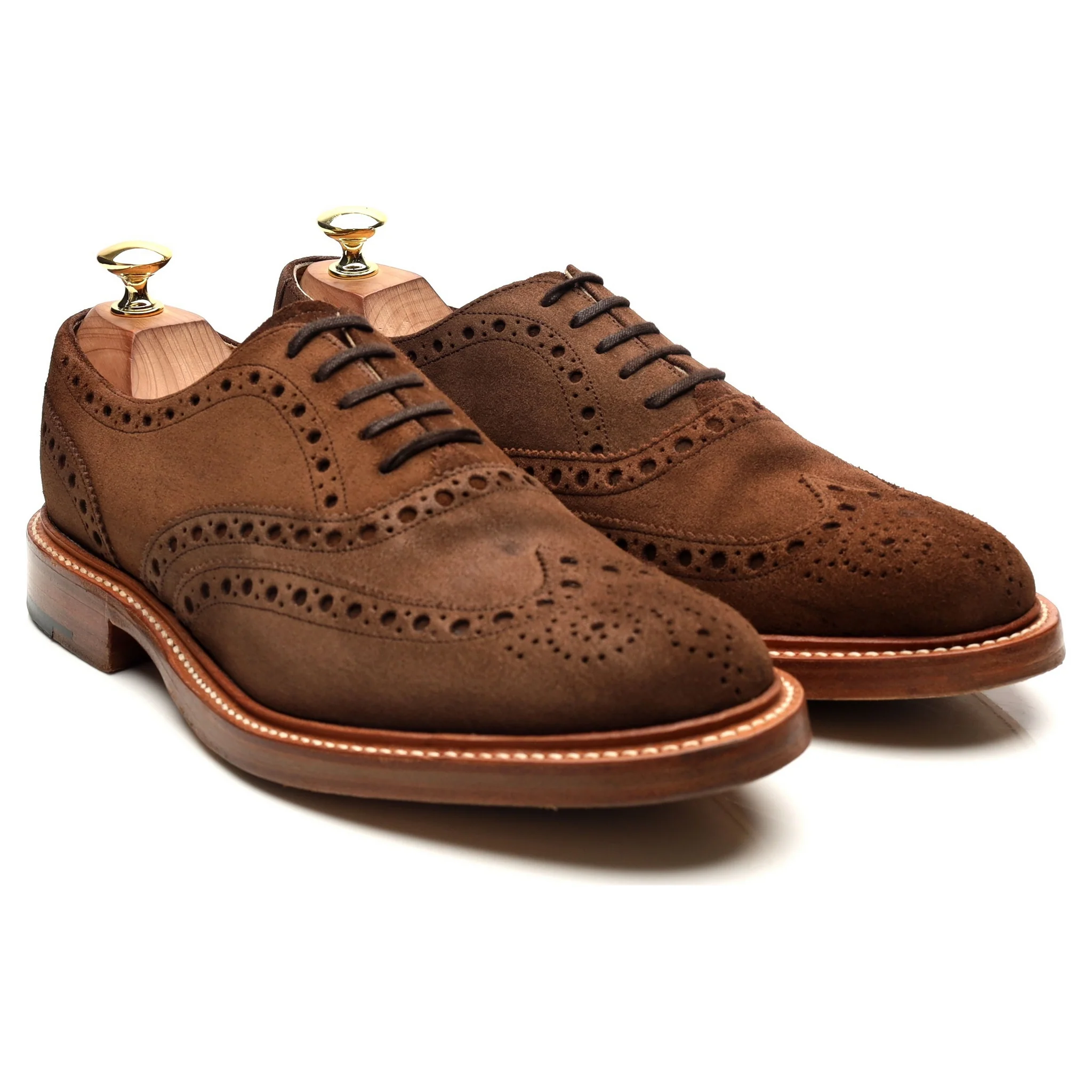 Brown Suede Brogues UK 8 F - Image 7