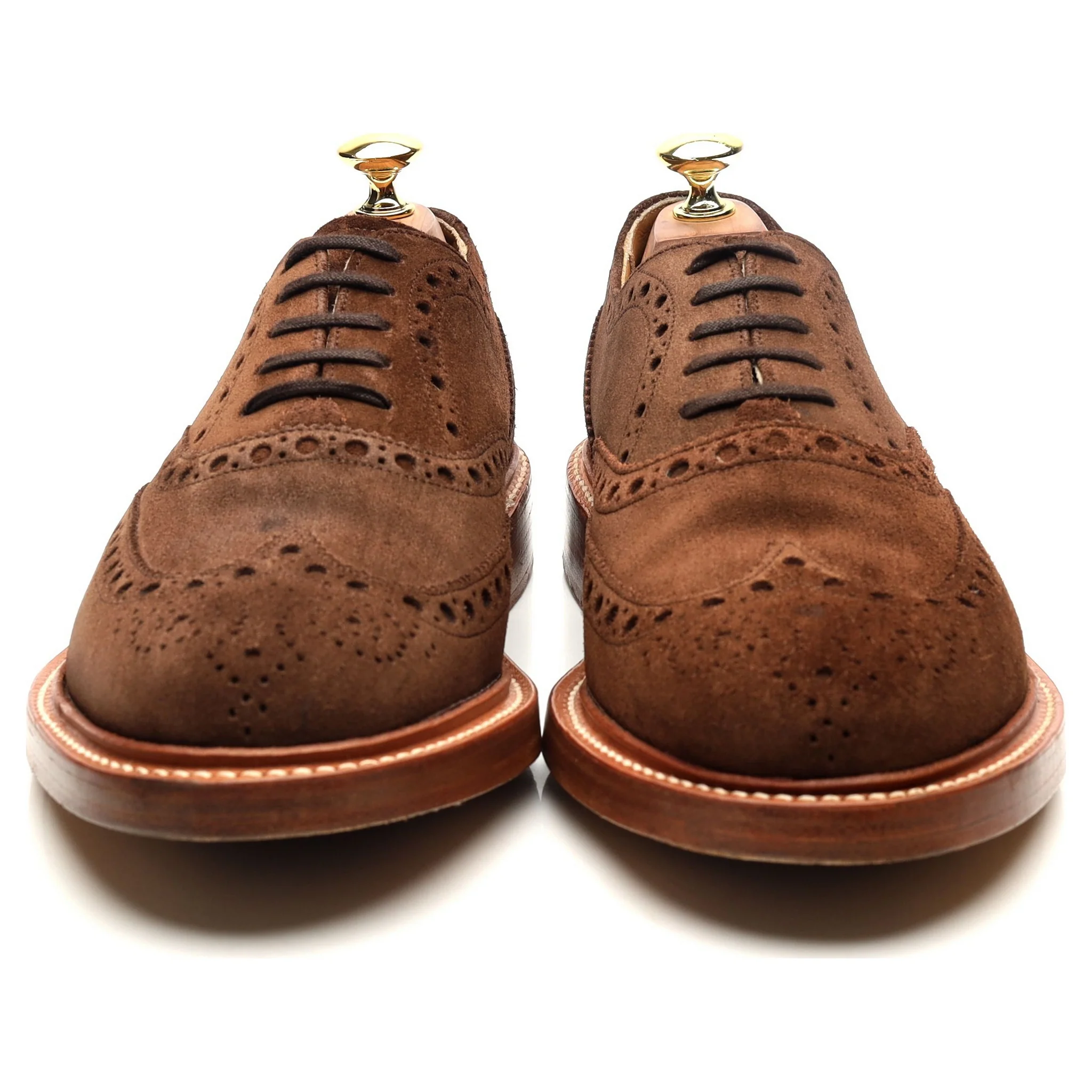 Brown Suede Brogues UK 8 F - Image 8