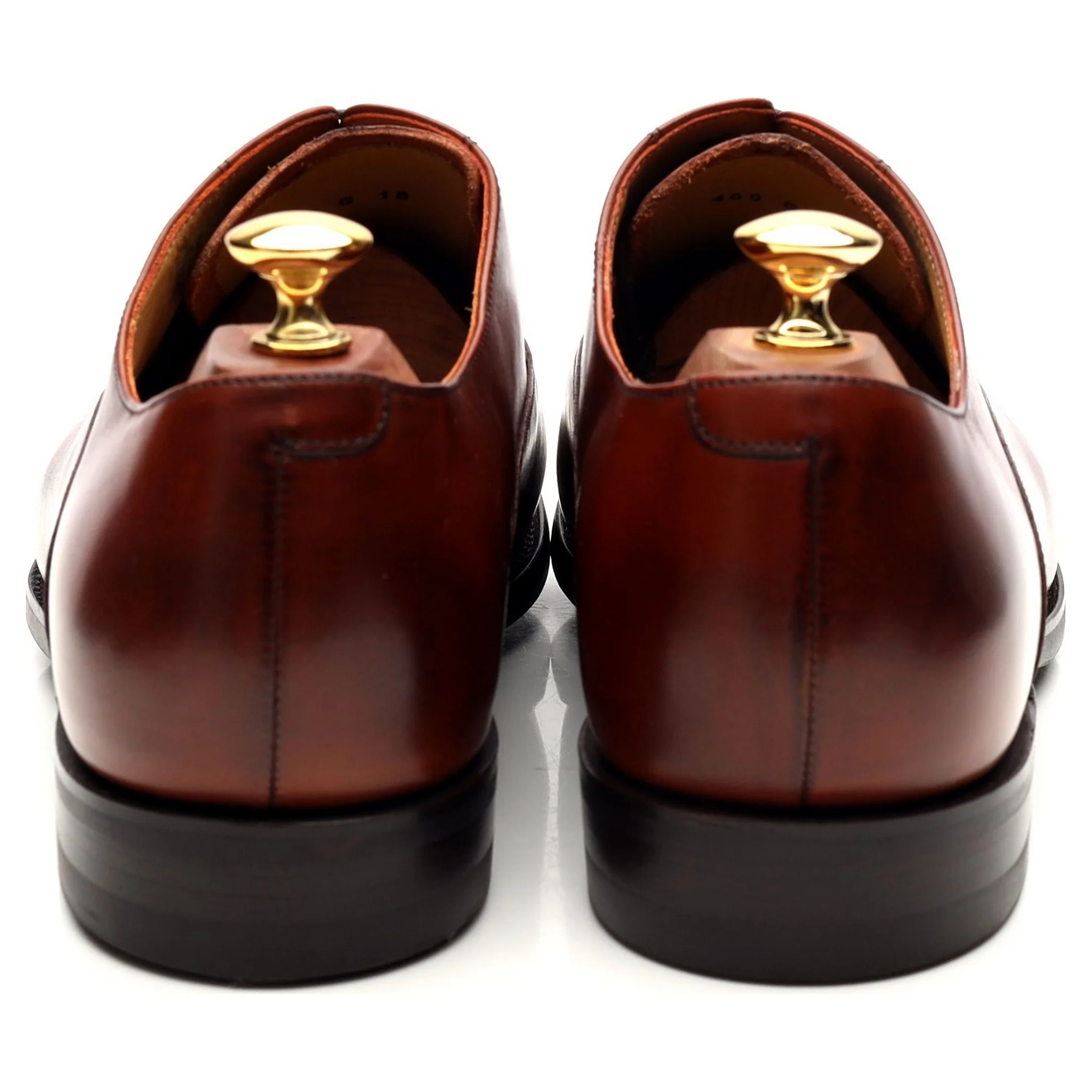 'Burford' Brown Leather Oxford UK 9 G - Image 4