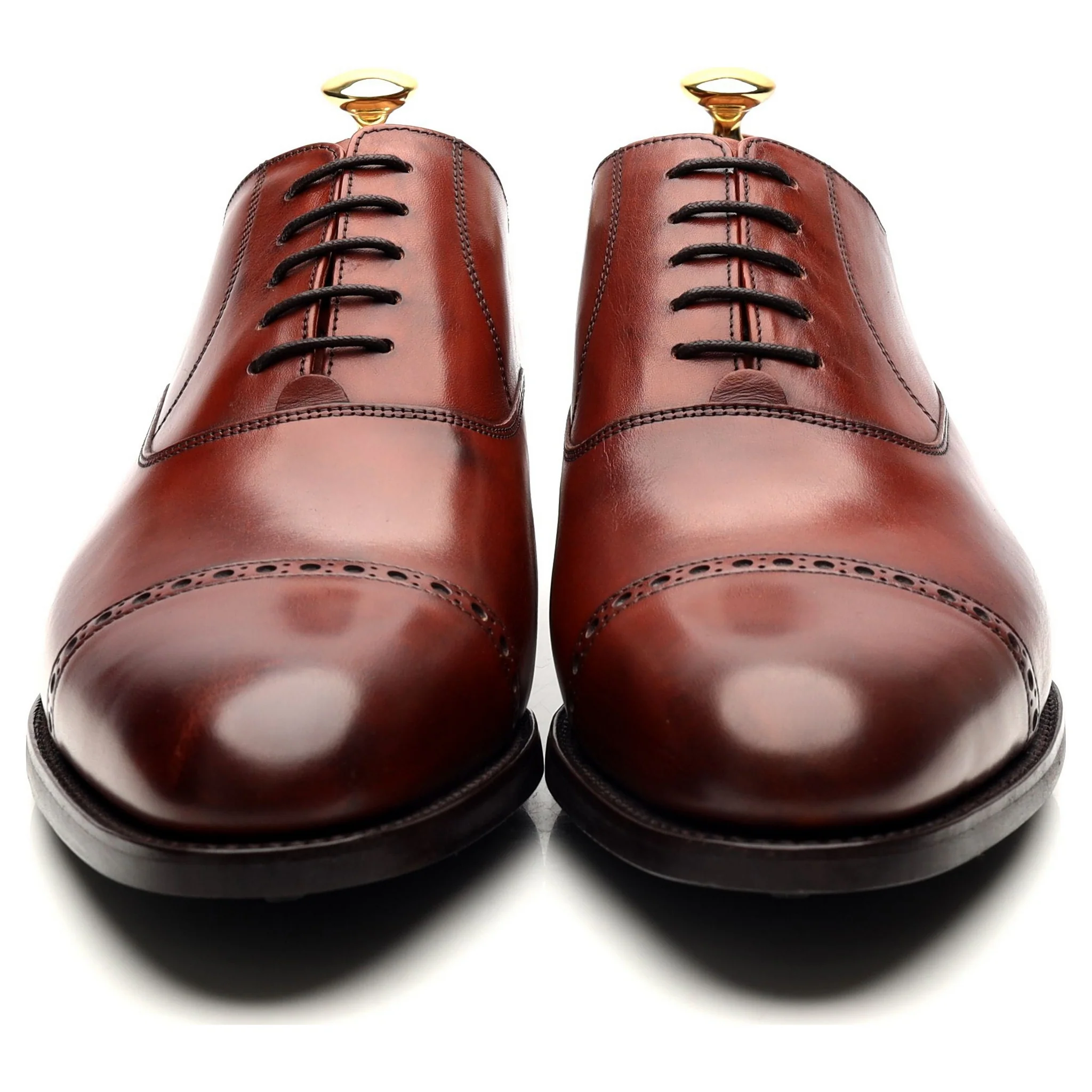 'Burford' Brown Leather Oxford UK 9 G - Image 8