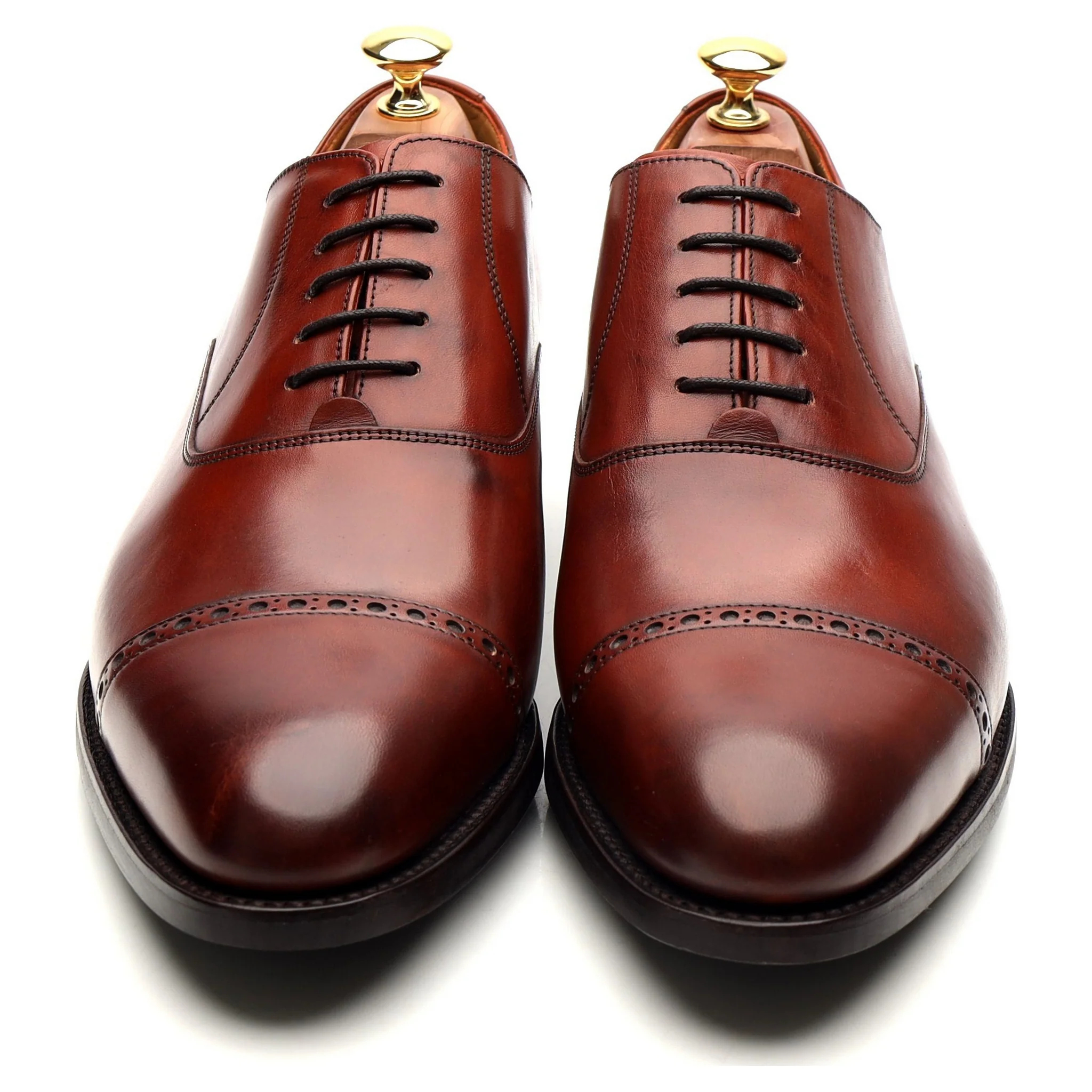 'Burford' Brown Leather Oxford UK 9 G - Image 9