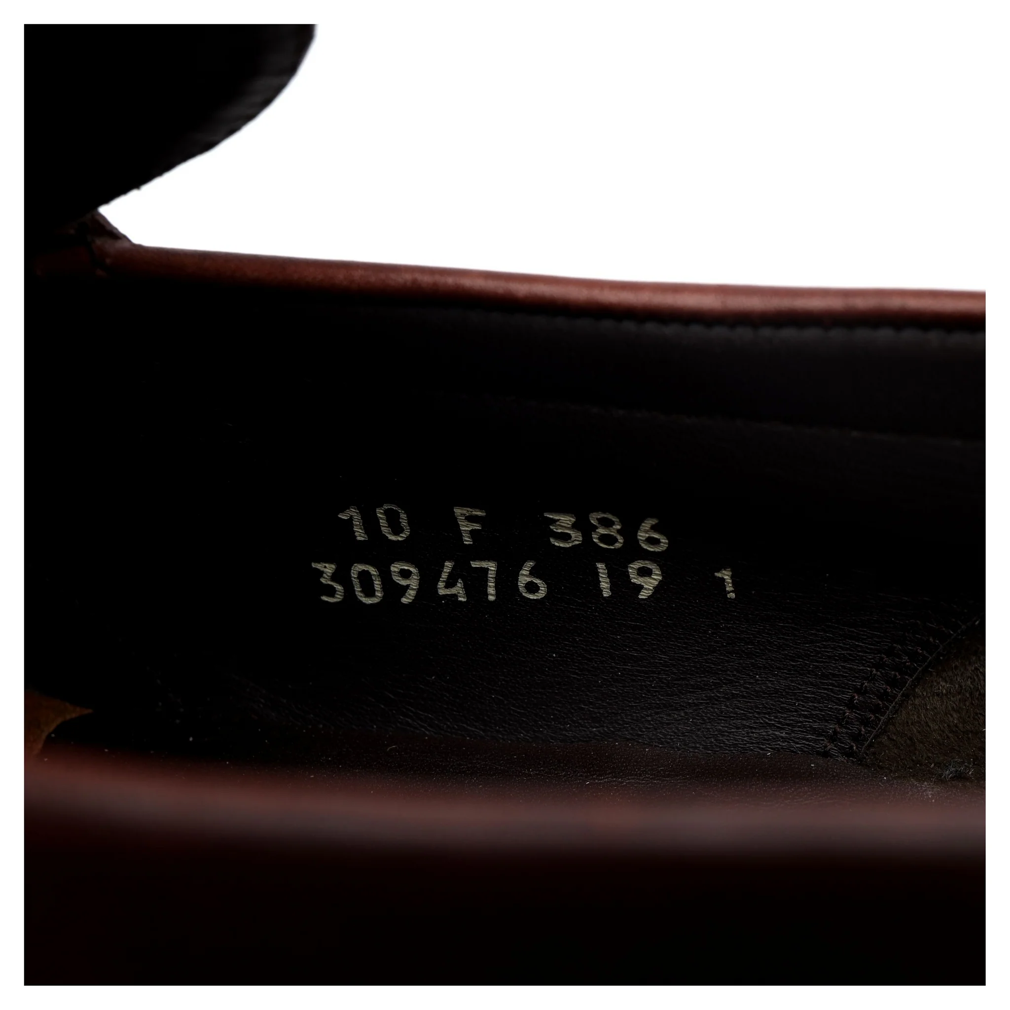 Burgundy Leather Loafers UK 10 F - Image 13