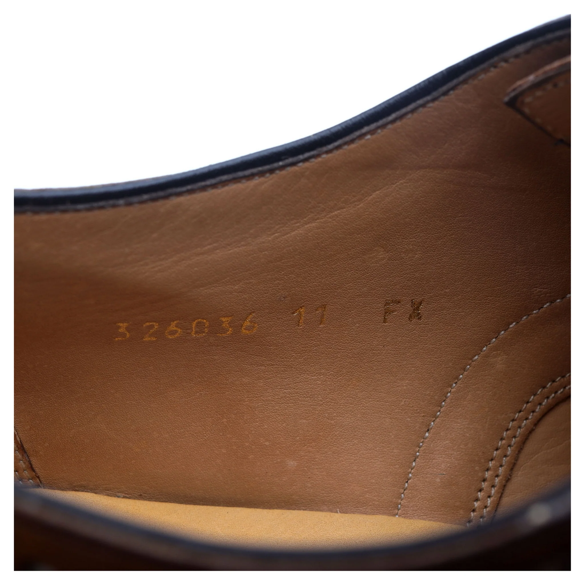 'Cambridge' Brown Beige Two Tone Leather Brogues UK 11 FX - Image 13