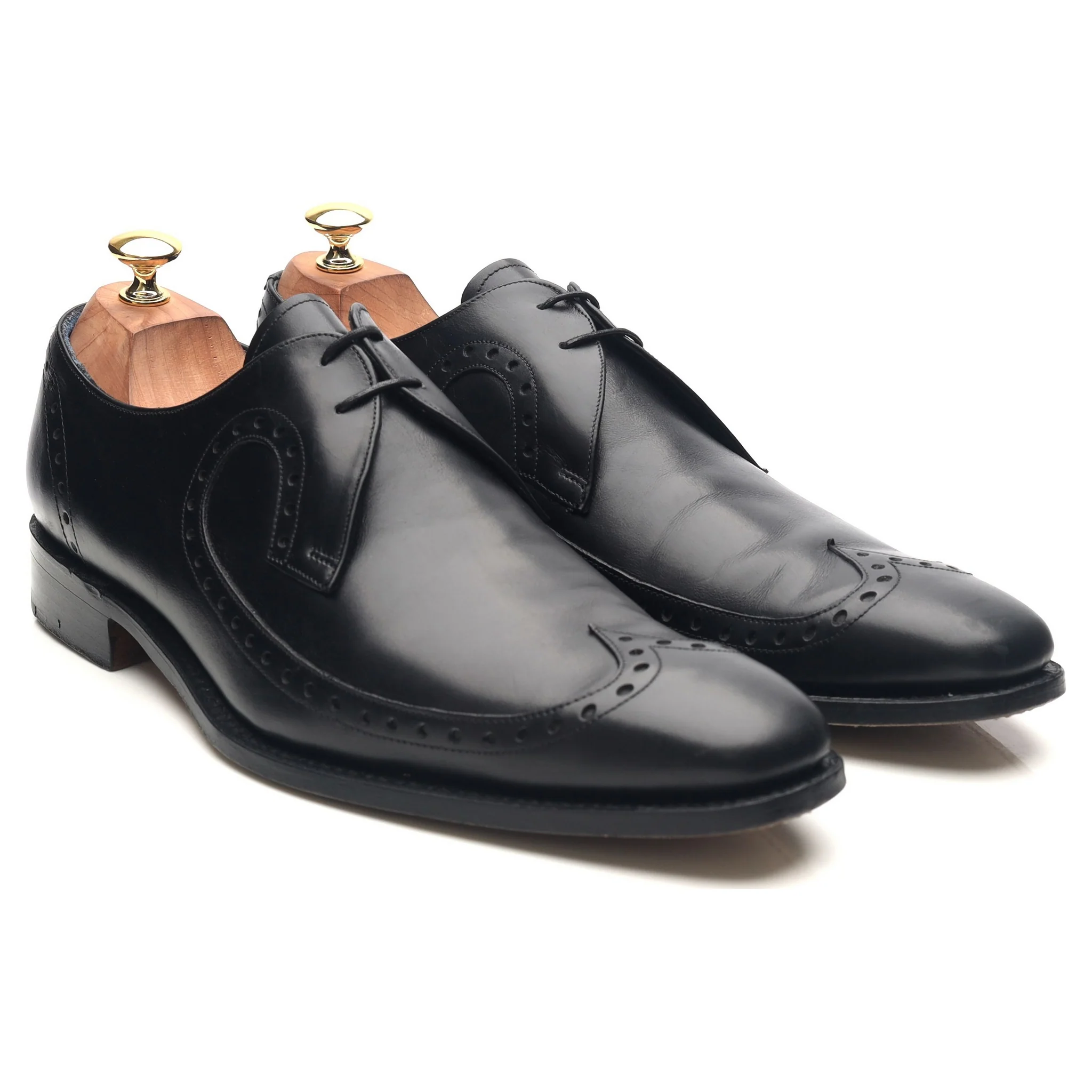 'Woody' Black Leather Derby UK 10 F - Image 7