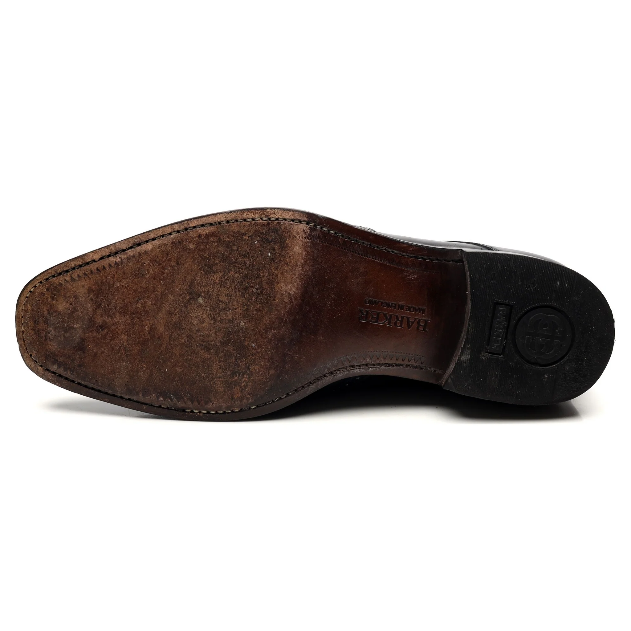 'Toddington' Black Leather Derby Brogues UK 10 G - Image 10