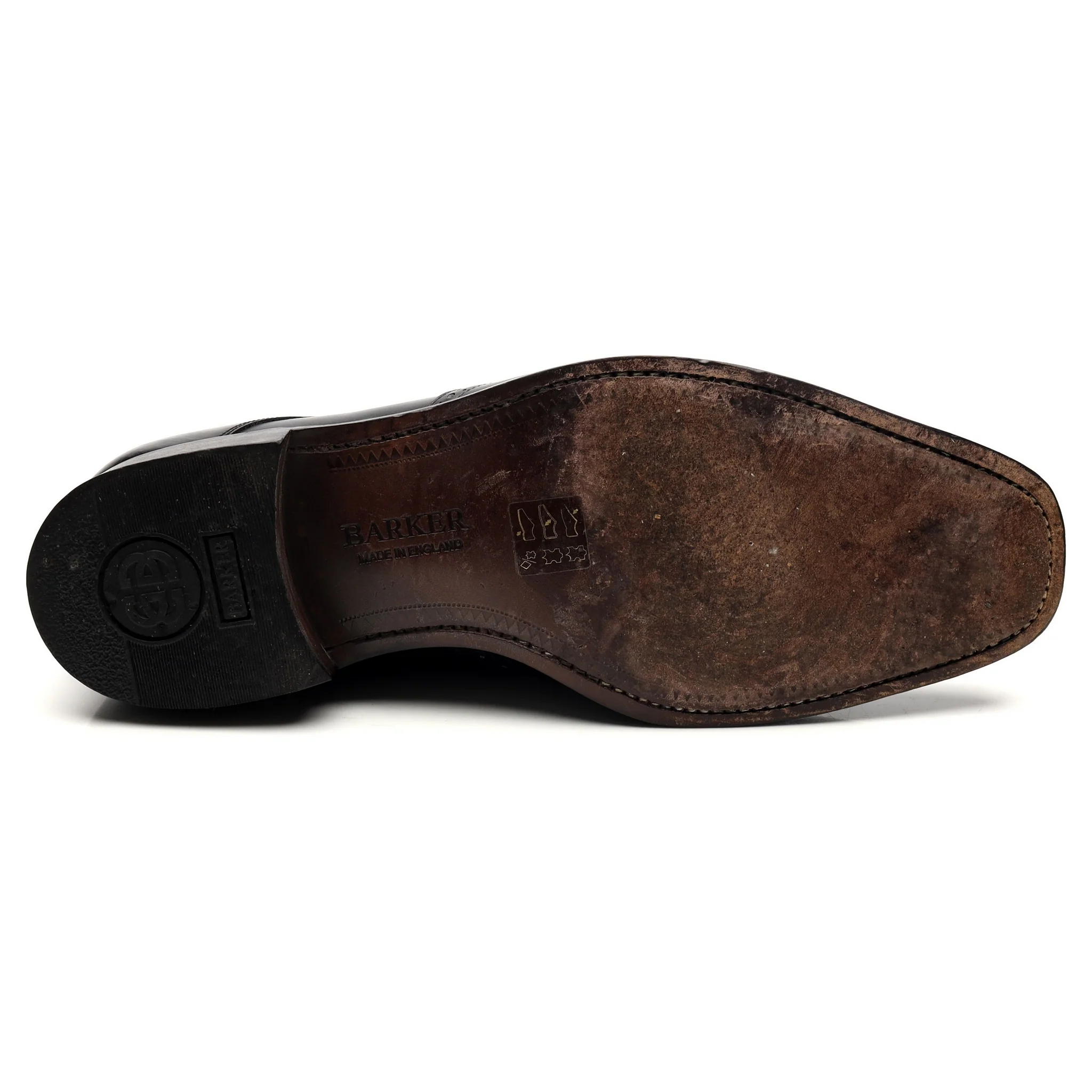 'Toddington' Black Leather Derby Brogues UK 10 G - Image 11