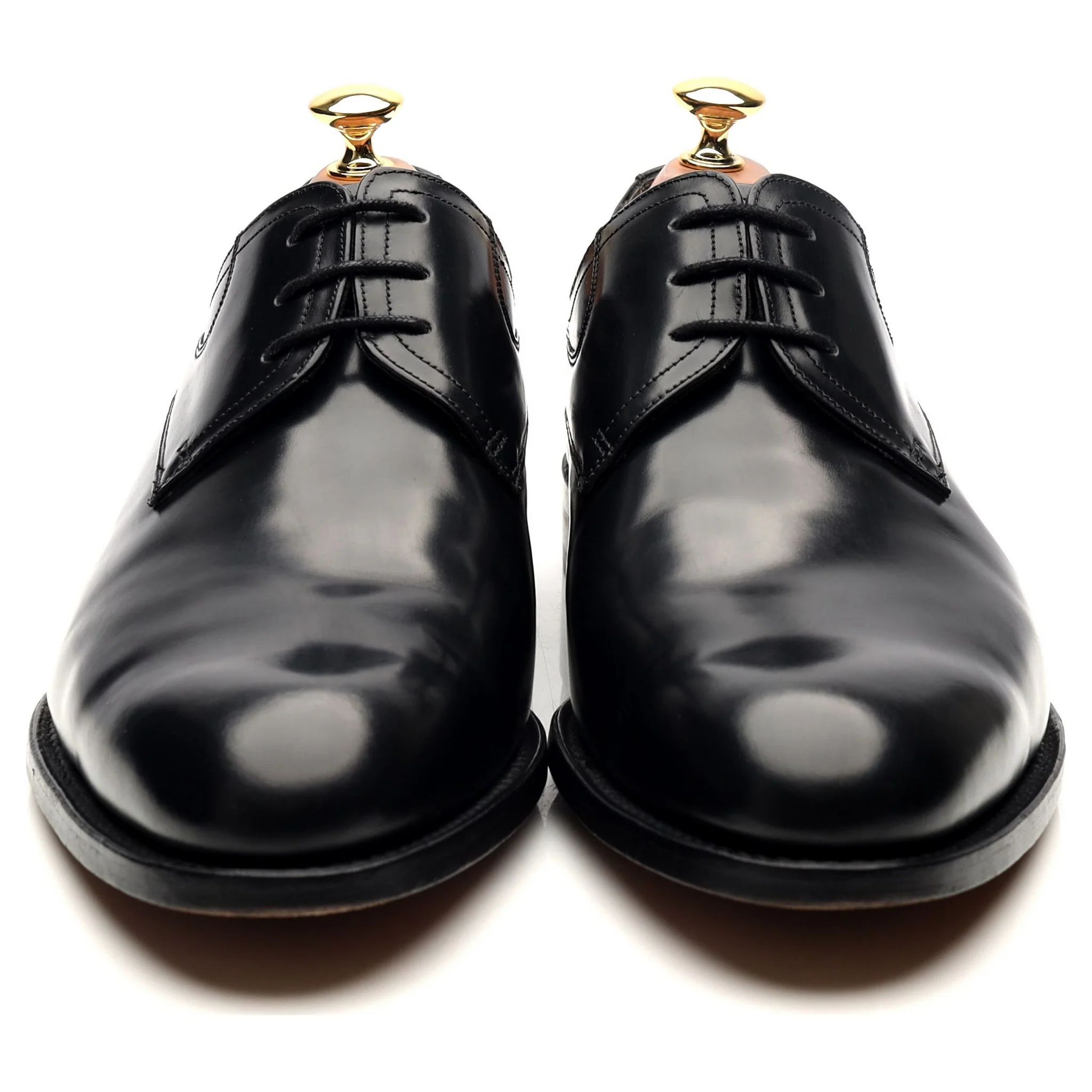 'Wickham' Black Leather Derby UK 9 G - Image 8