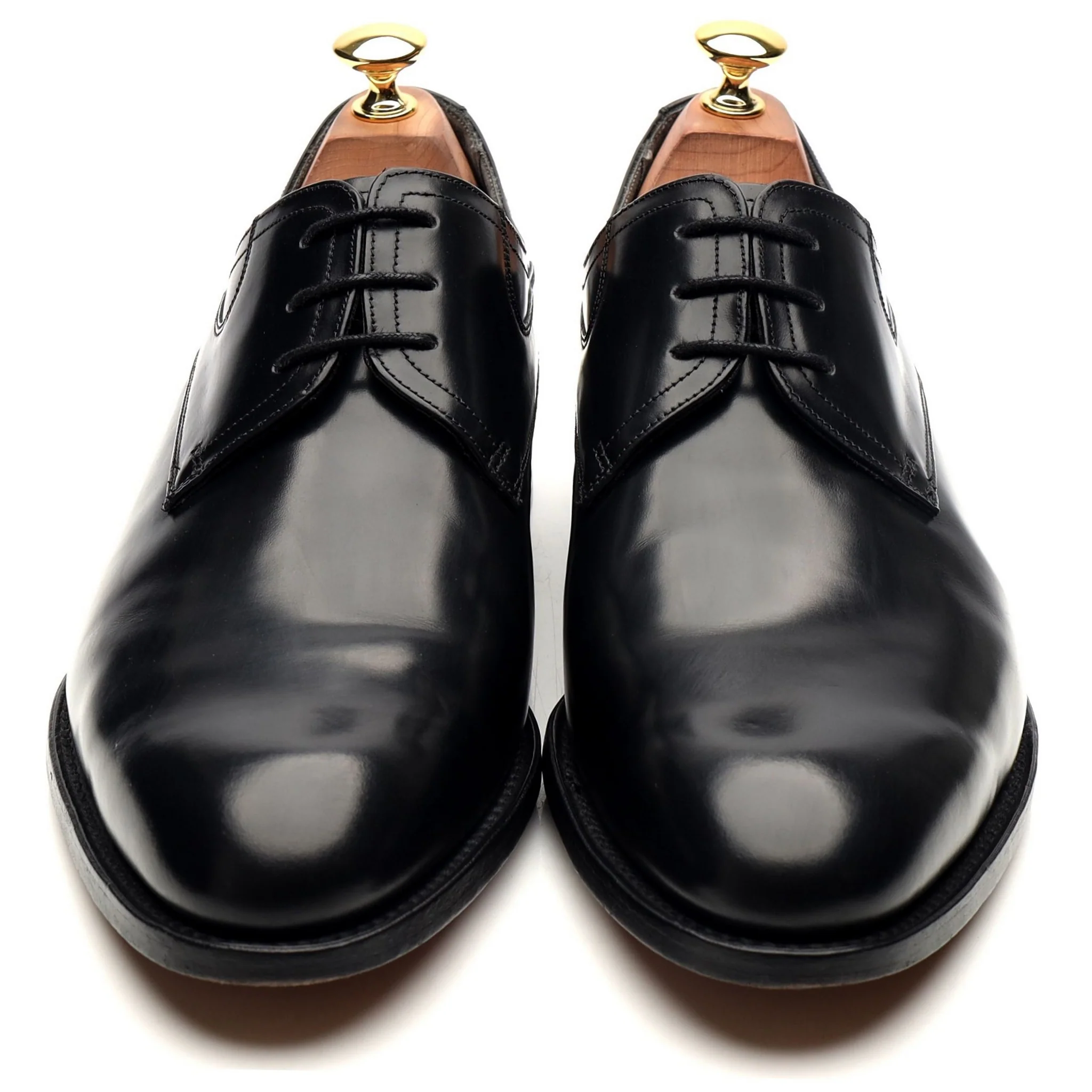 'Wickham' Black Leather Derby UK 9 G - Image 9