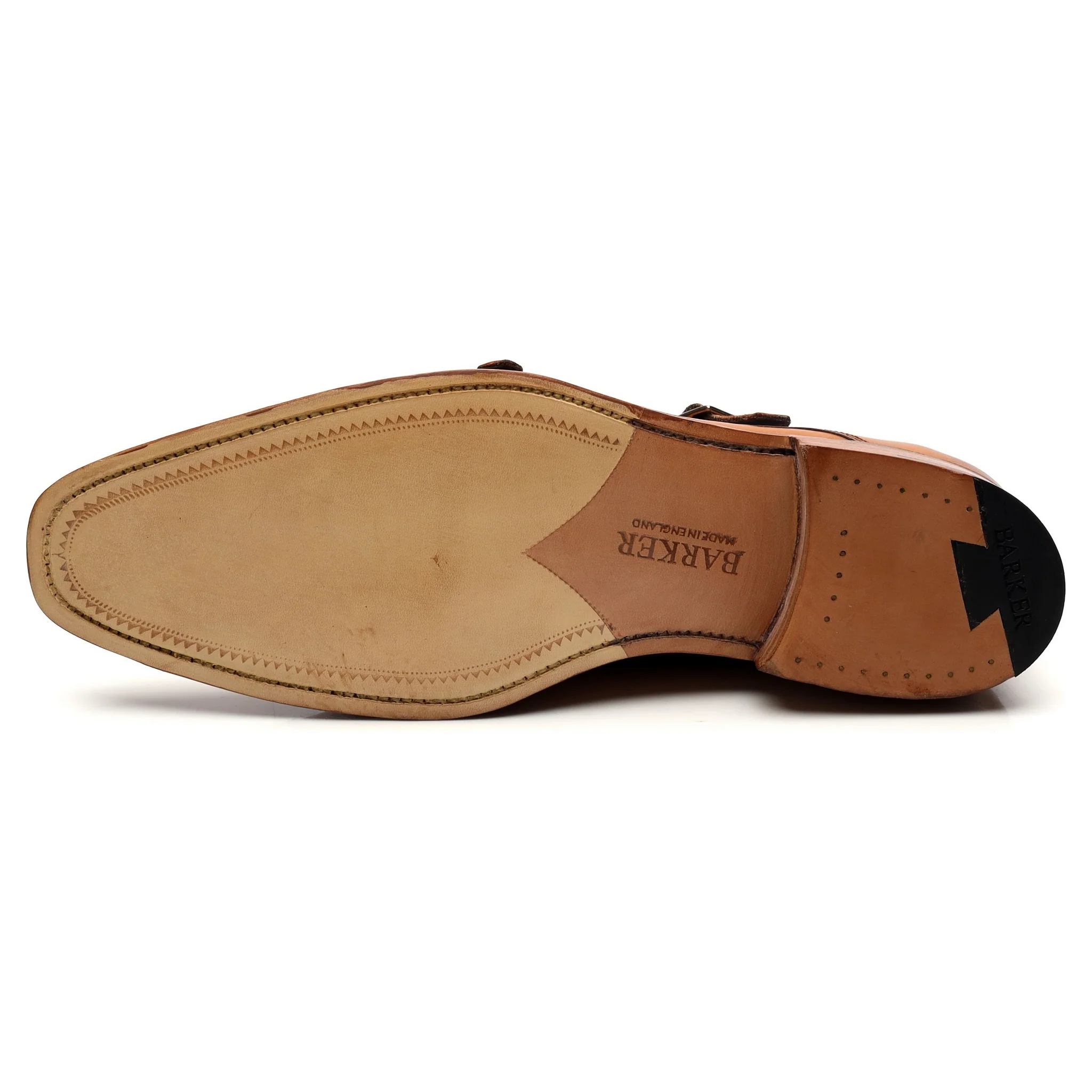 'Hillman' Tan Brown Leather Double Monk Strap UK 9 F - Image 10