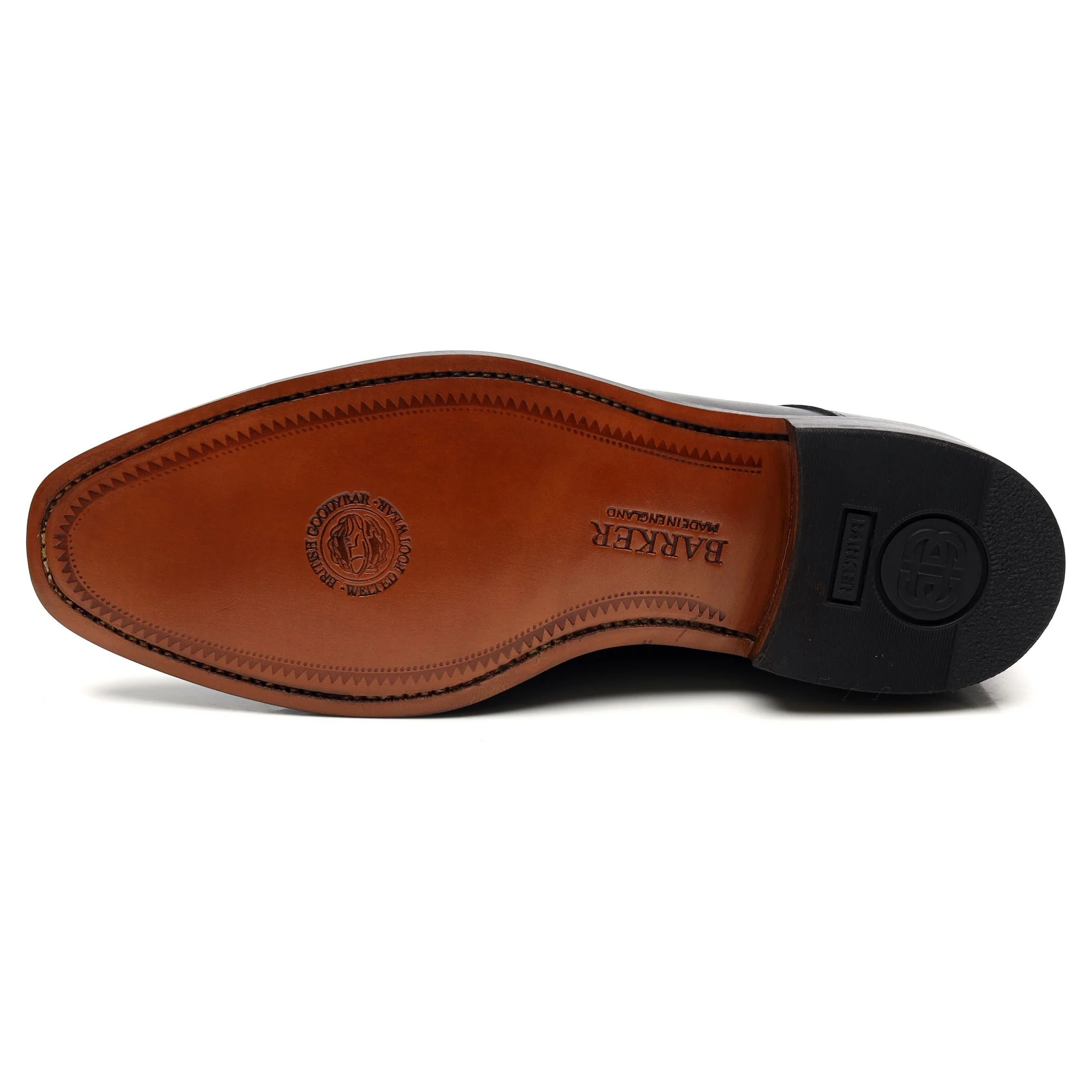 'Eton' Black Leather Derby UK 8 G - Image 10