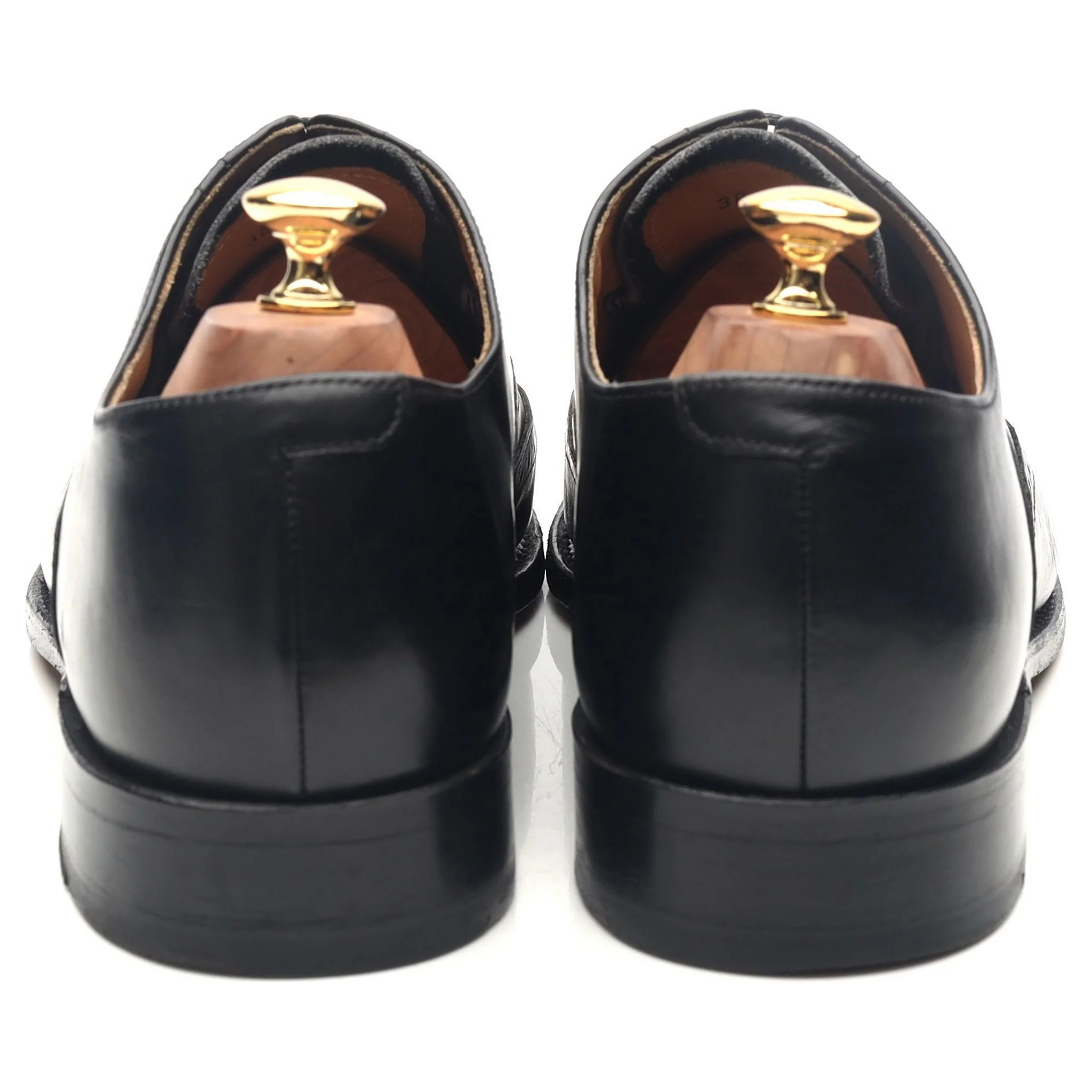 Black Leather Brogues UK 10 G - Image 4