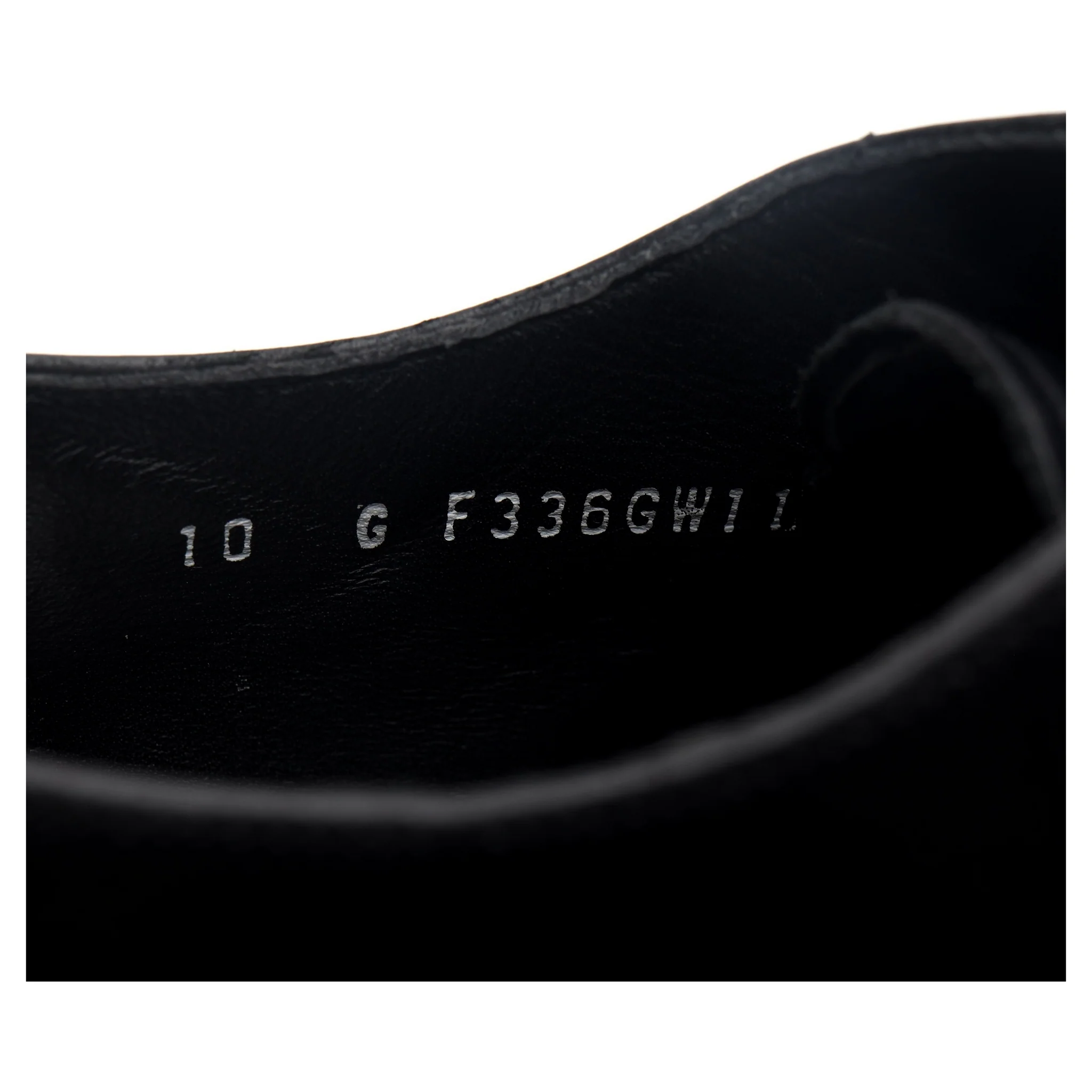 Black Leather Cap Toe Derby UK 10 G - Image 13