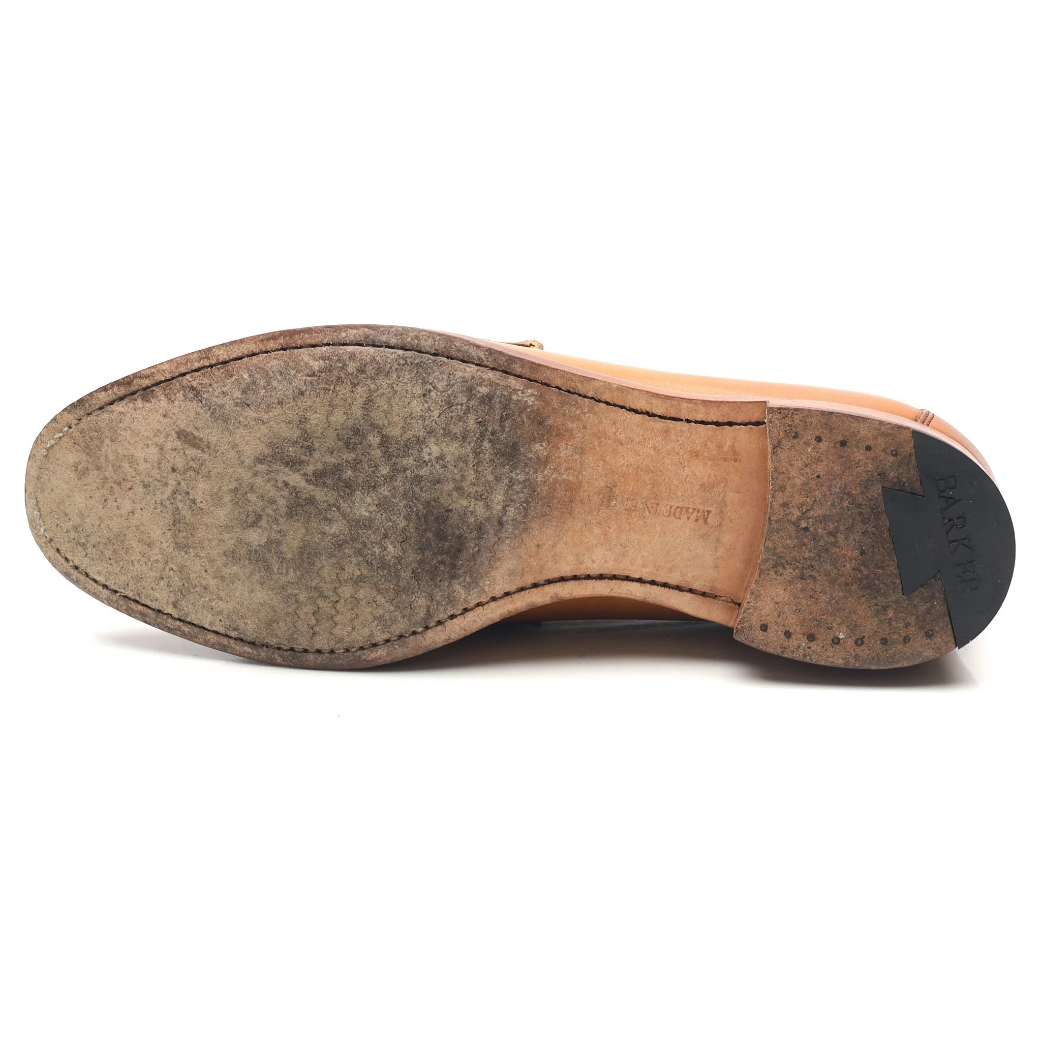 Women's 'Heather' Tan Brown Leather Fringed Tassel Loafer UK 6 D - Image 10