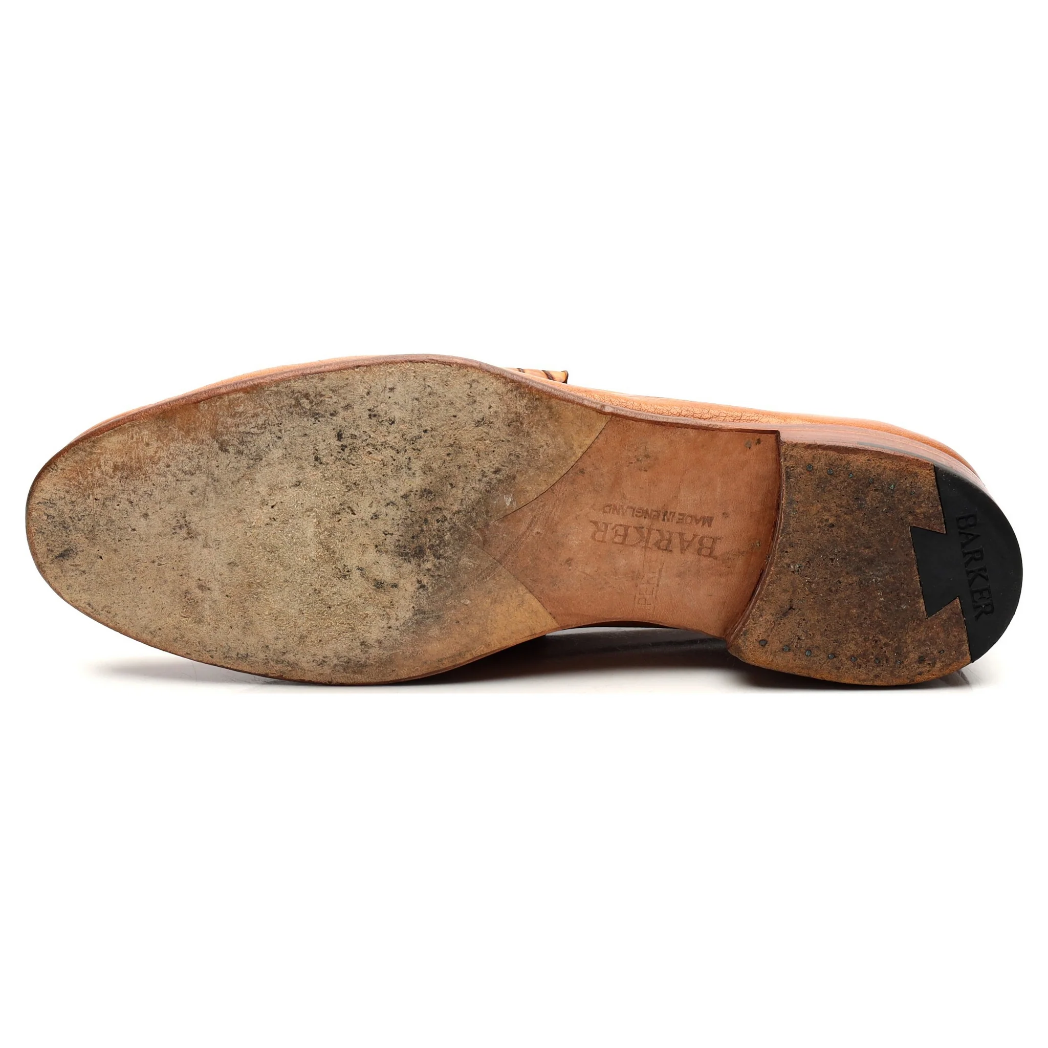 'Jack 2' Tan Brown Leather Loafers UK 7.5 F - Image 10