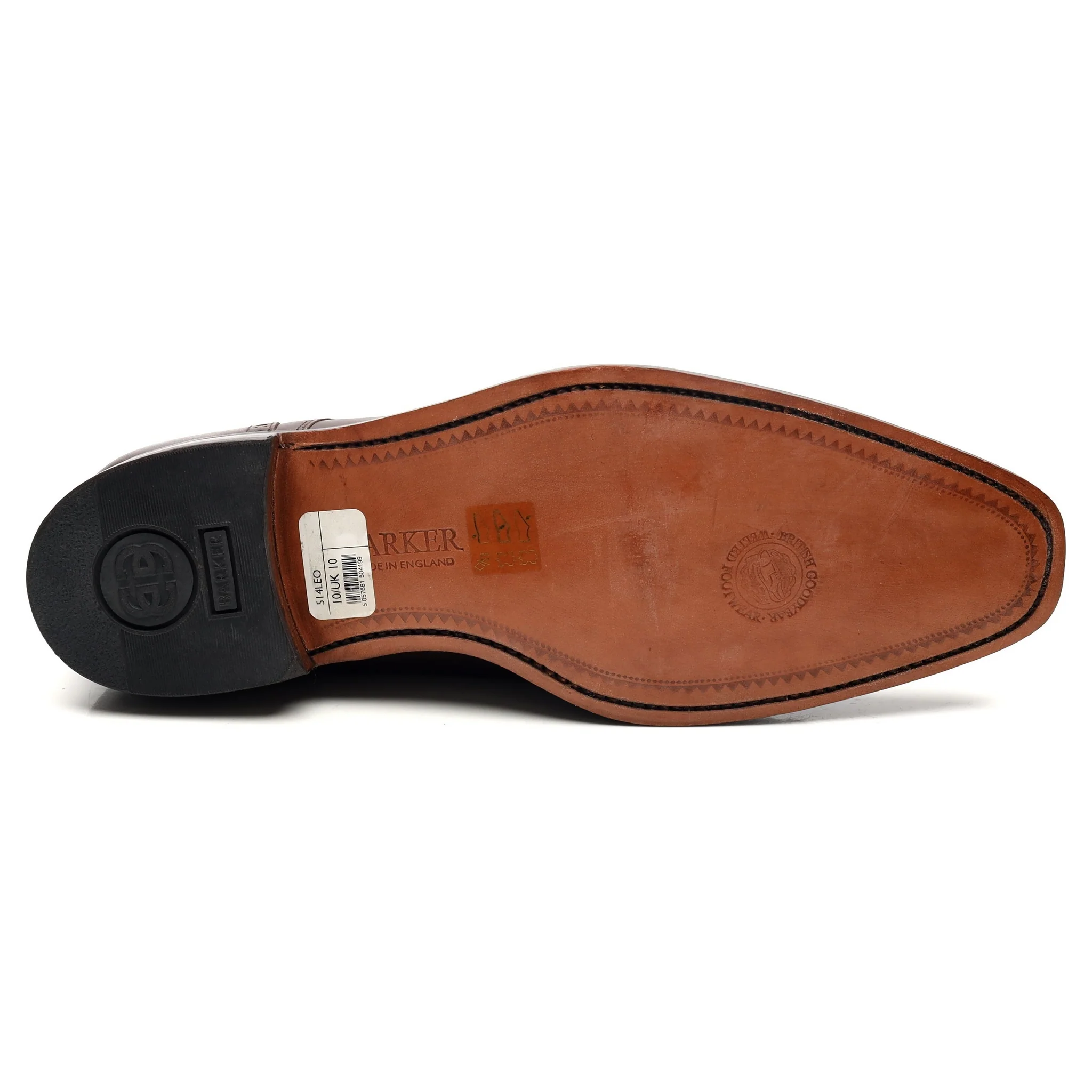 'Leo' Dark Brown Leather Derby UK 10 G - Image 11