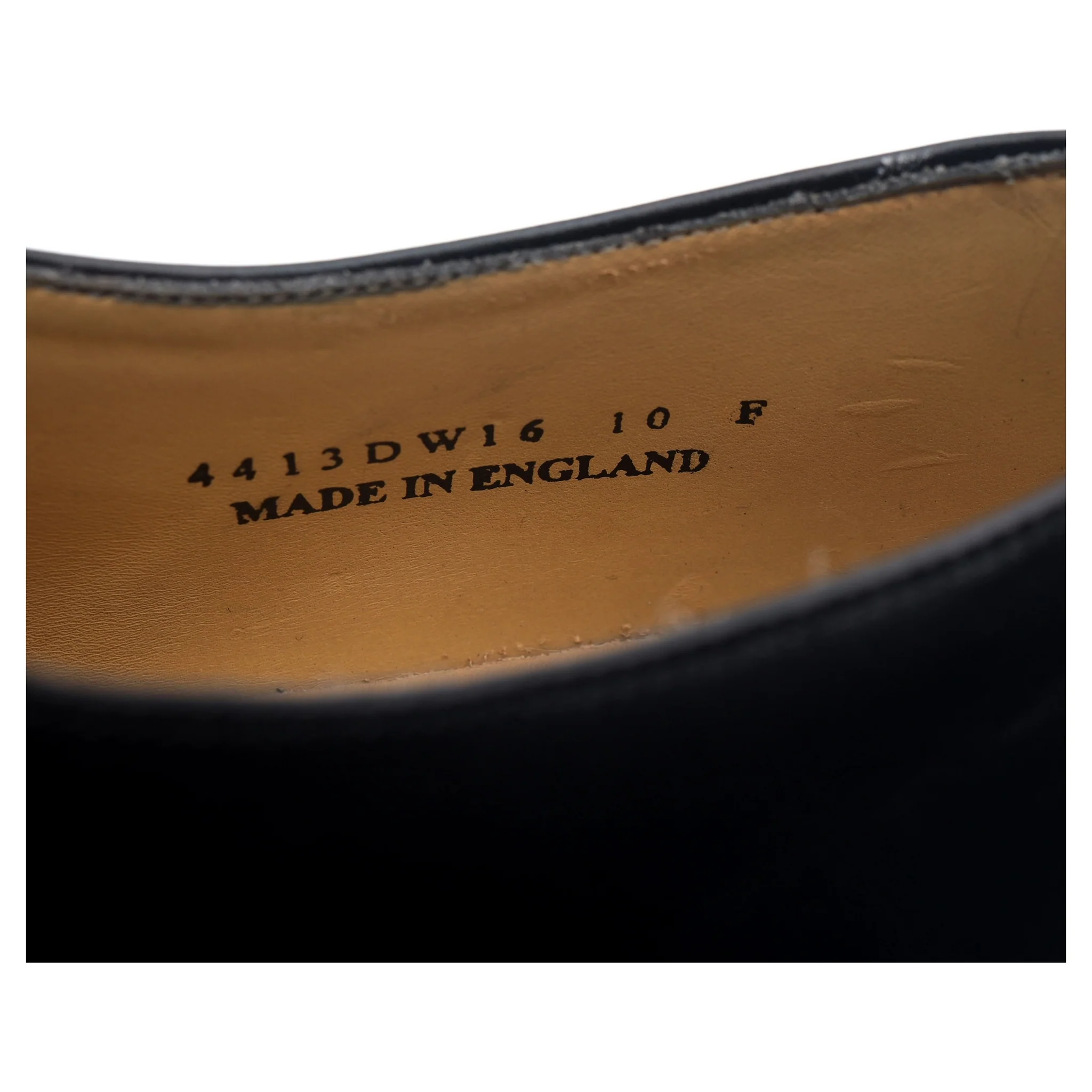 'Malvern' Black Leather Oxford UK 10 F - Image 13
