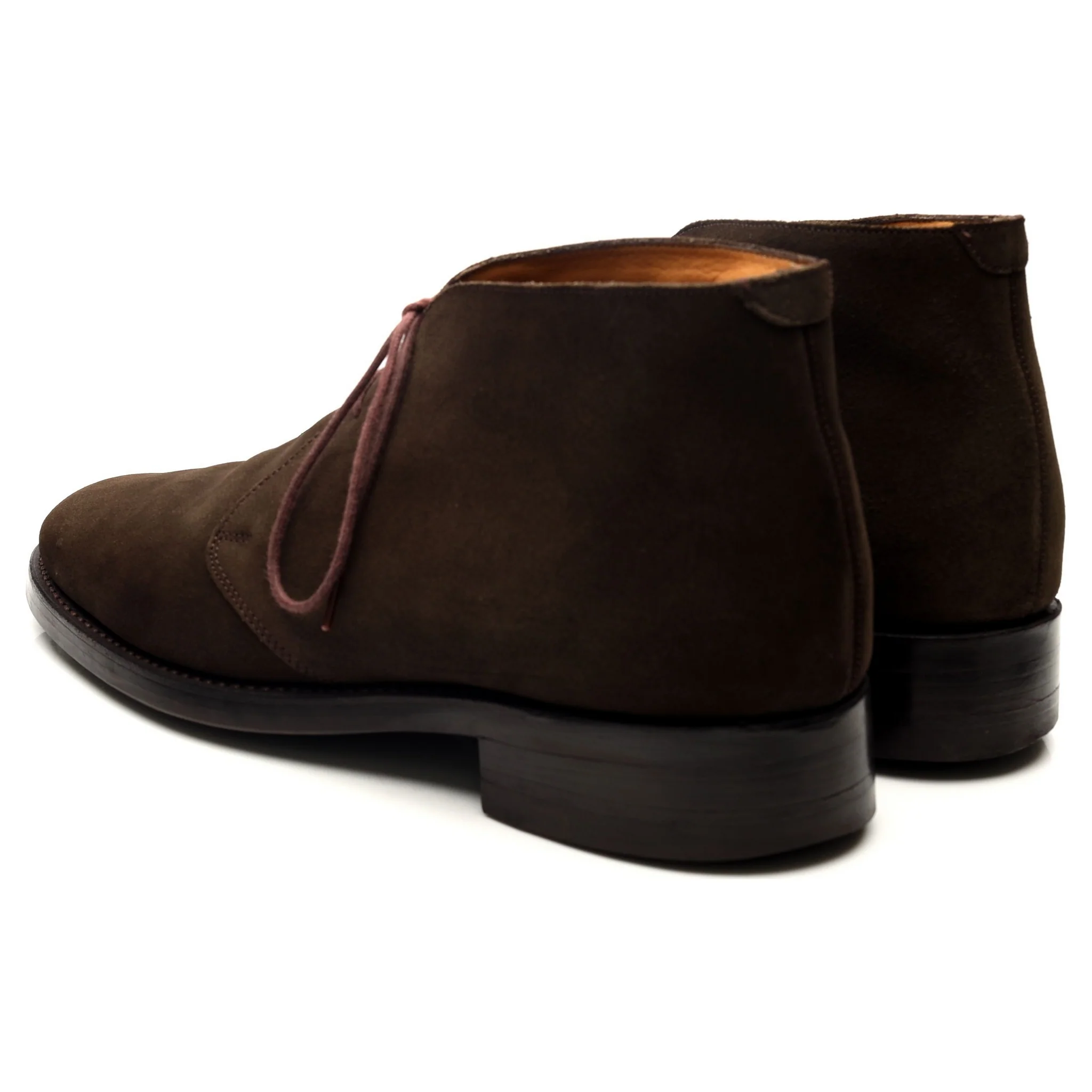 Olive Green Suede Chukka Boots UK 8.5 F - Image 3