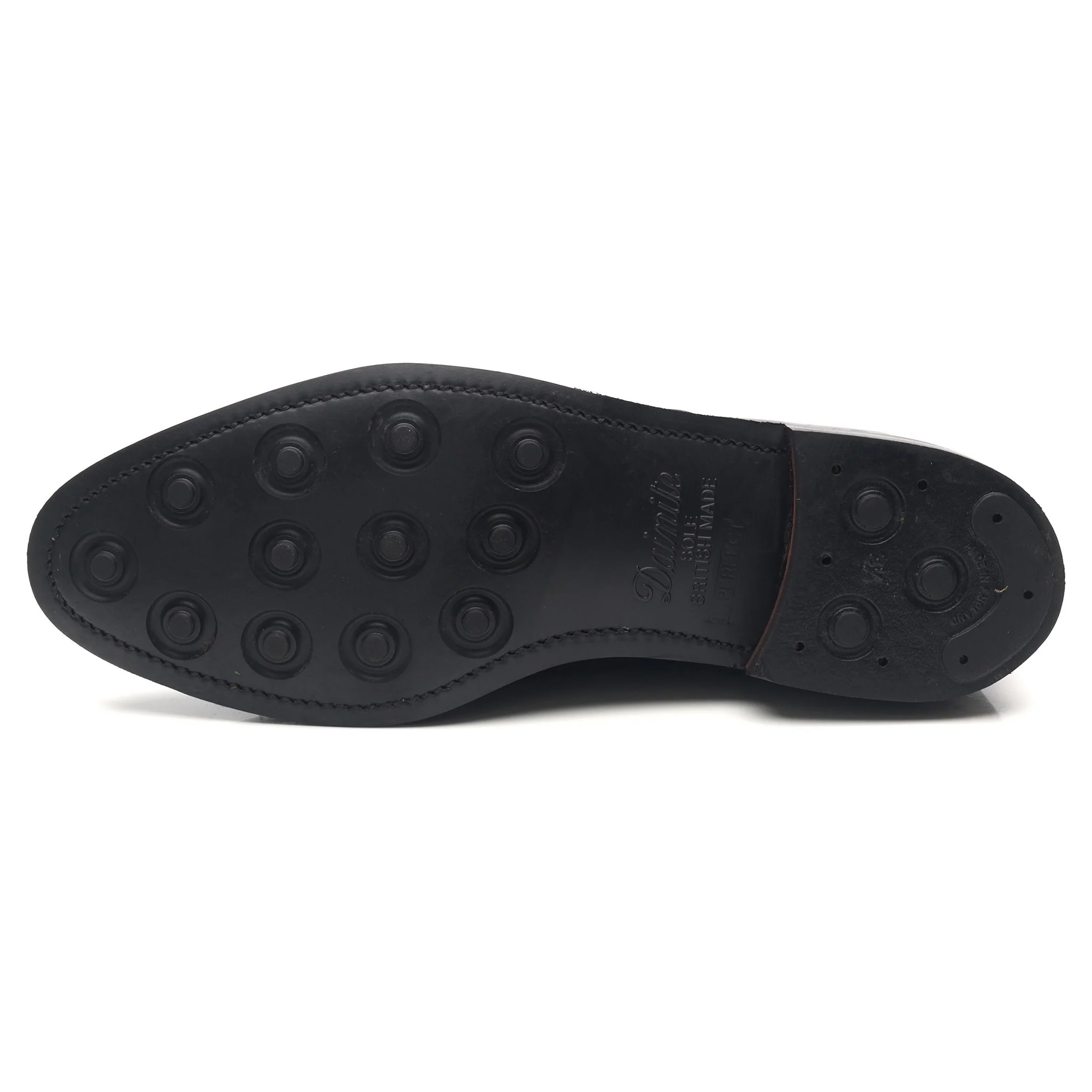 Black Leather Oxford UK 10 E - Image 10
