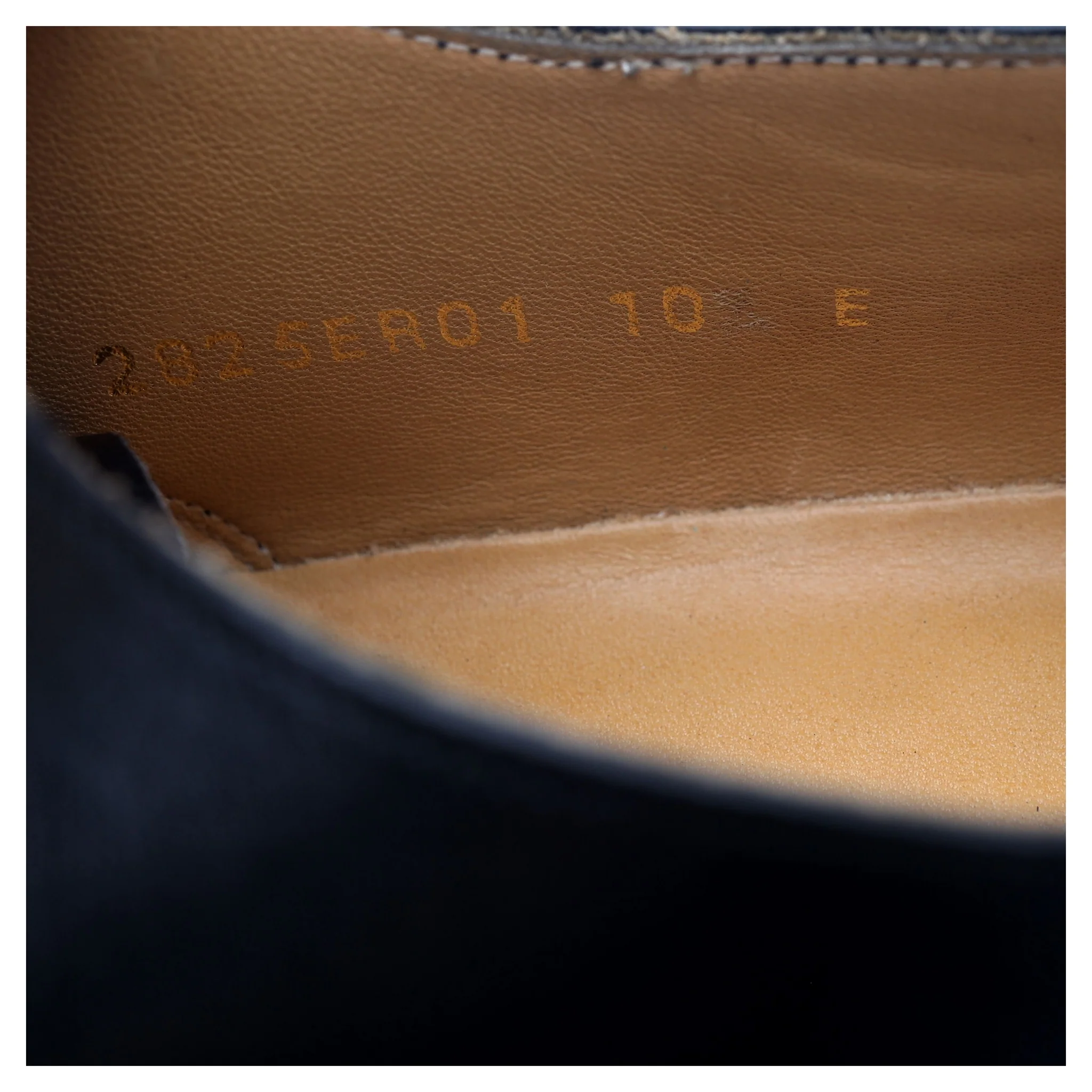 Black Leather Oxford UK 10 E - Image 13
