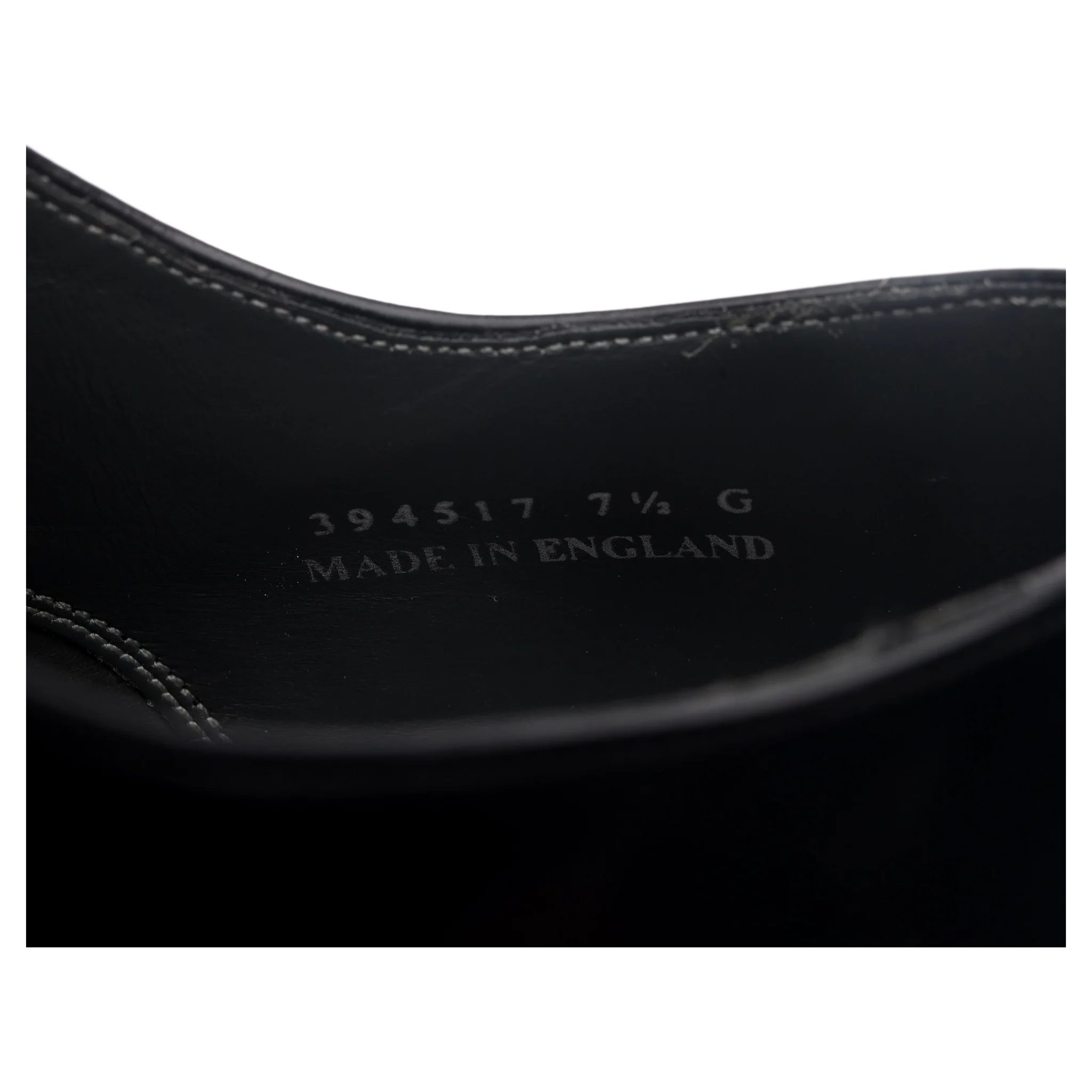 'Winsford' Black Leather Oxford UK 7.5 G - Image 13