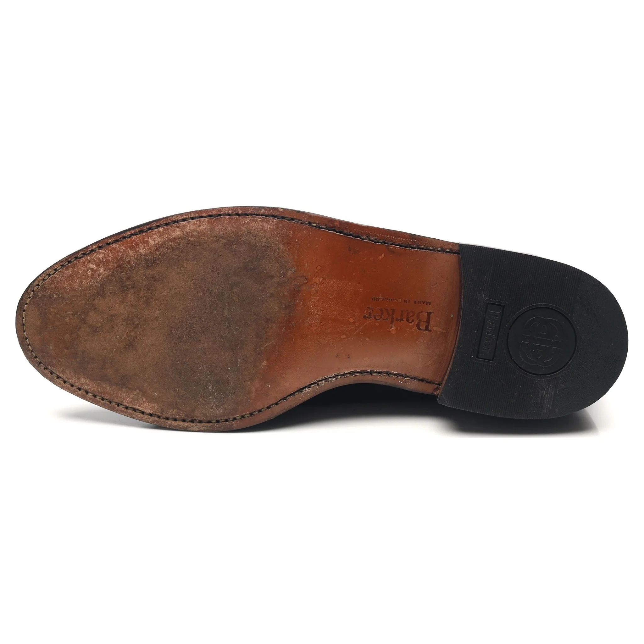 'Arnold' Black Leather Oxford UK 8.5 G - Image 10