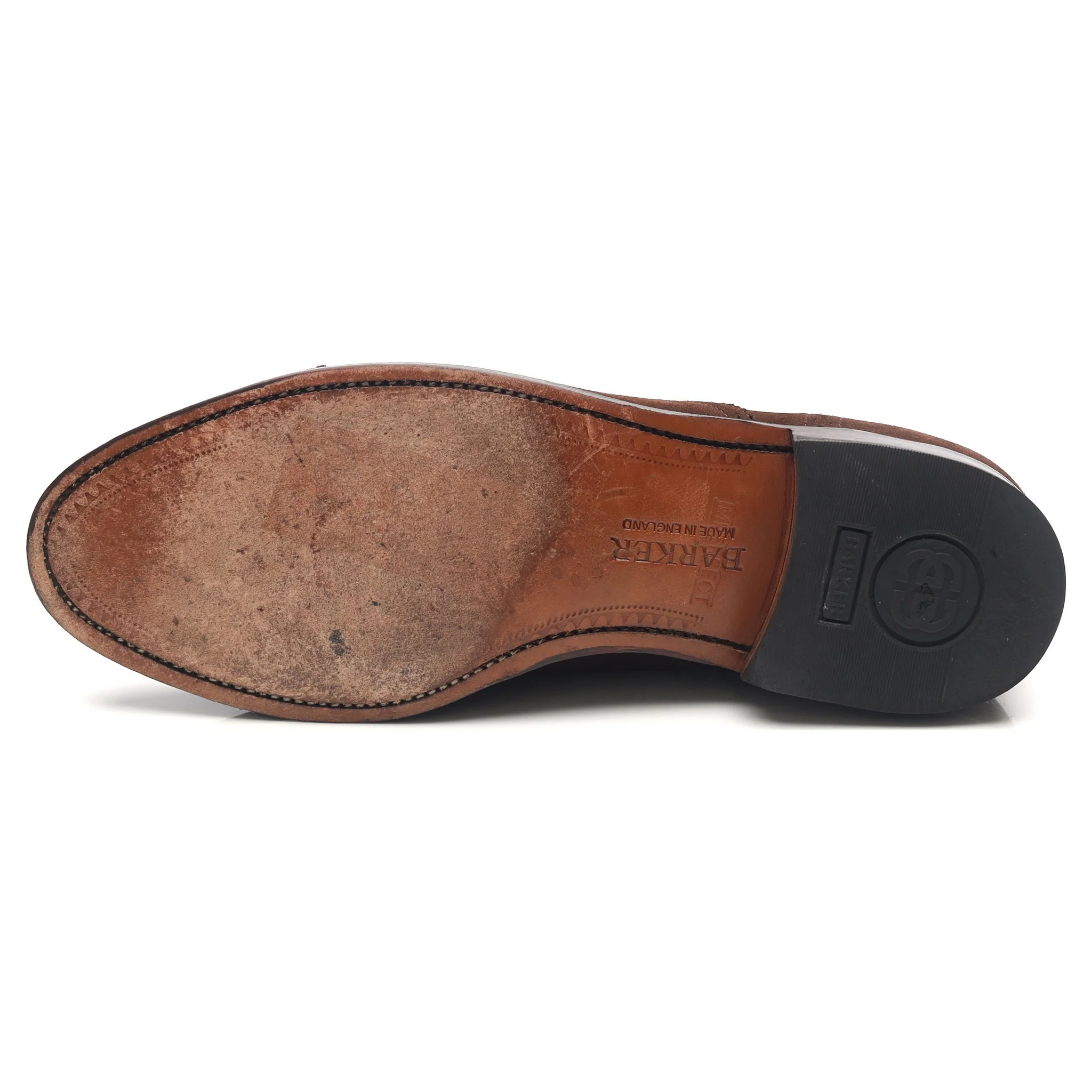 Brown Suede Oxford Semi Brogues UK 8.5 G - Image 10