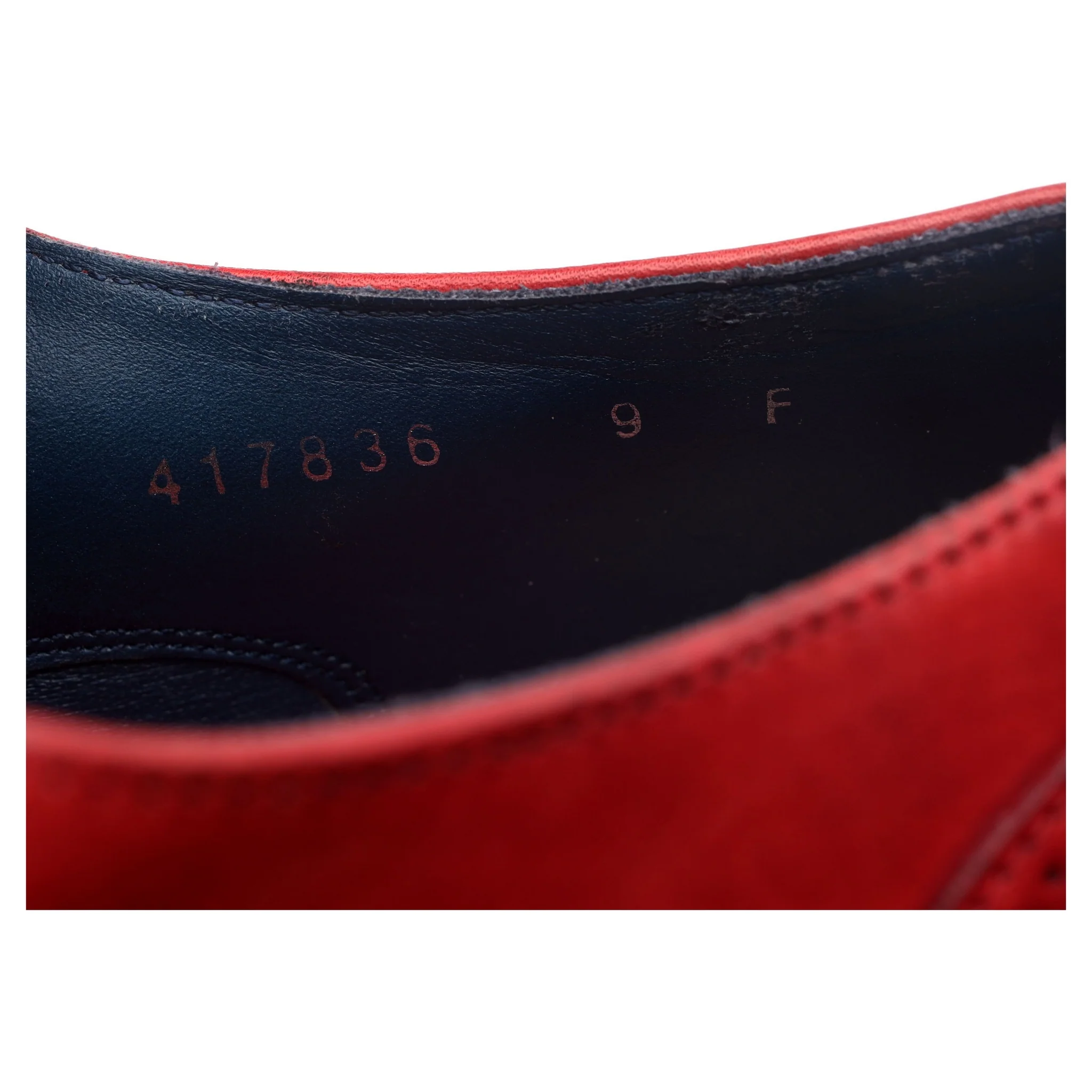 'Valiant' Red Leather Brogues UK 9 F - Image 13