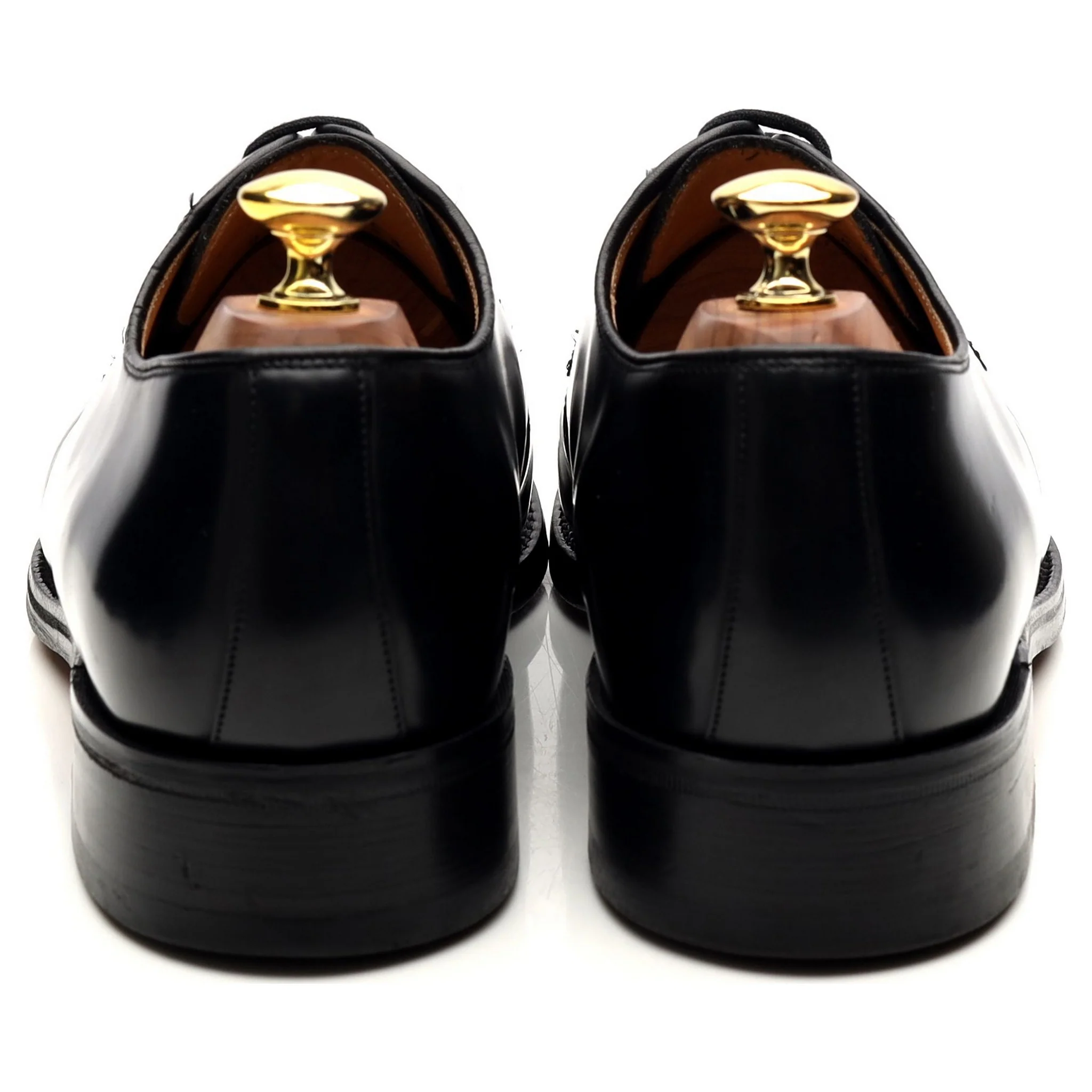 'Selwyn' Black Leather Derby UK 8 F - Image 4