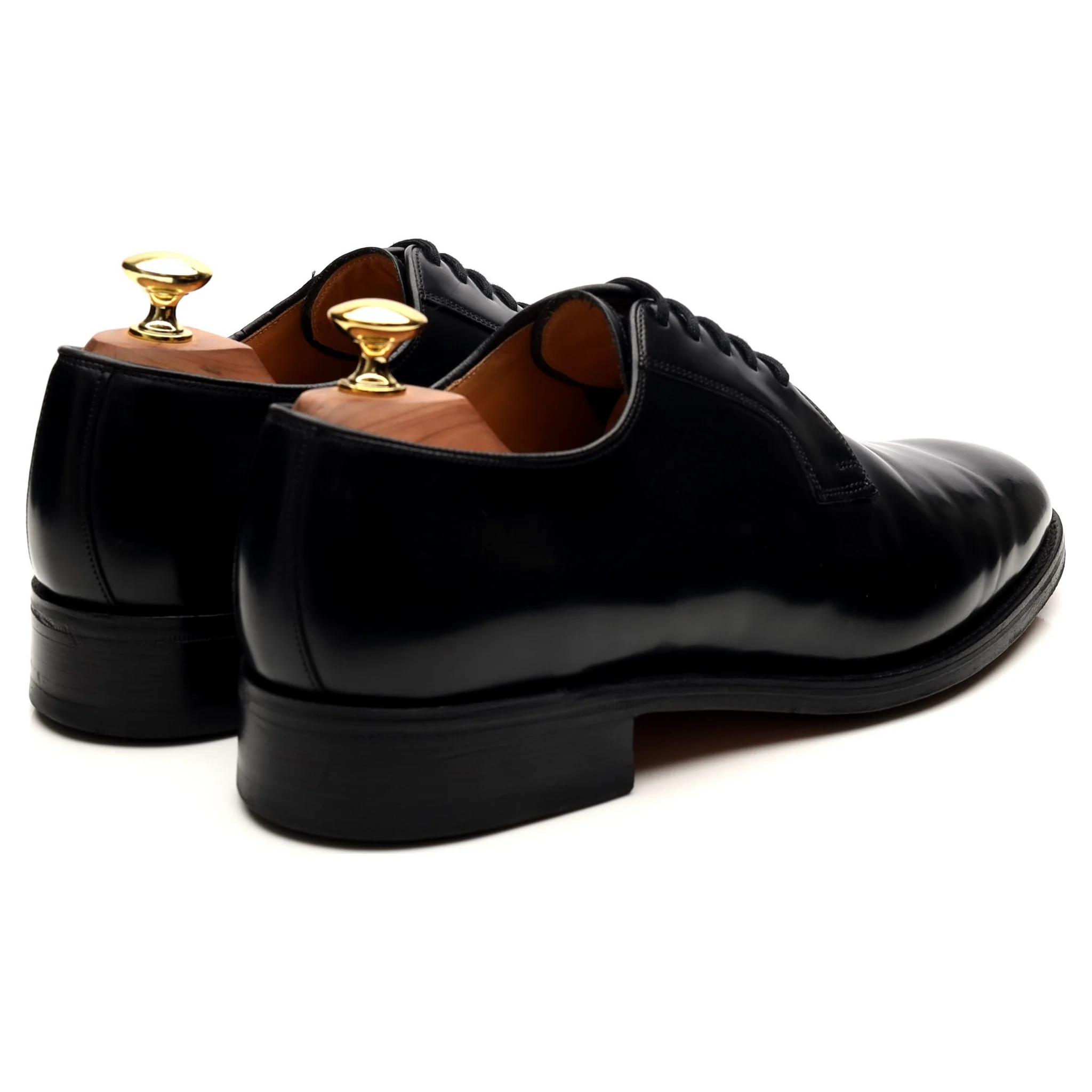 'Selwyn' Black Leather Derby UK 8 F - Image 5
