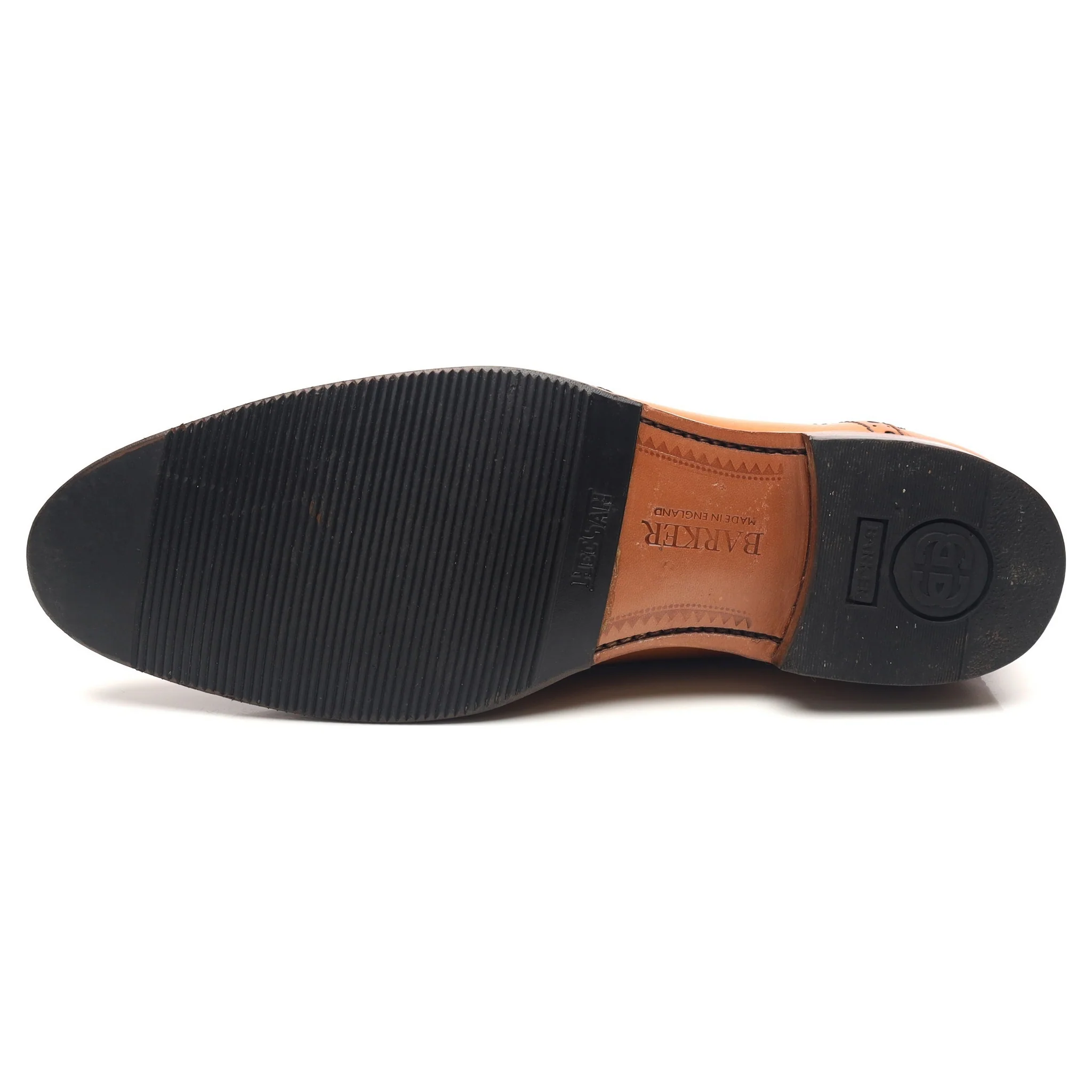 'Grant' Tan Brown Leather Brogues UK 10 F - Image 10