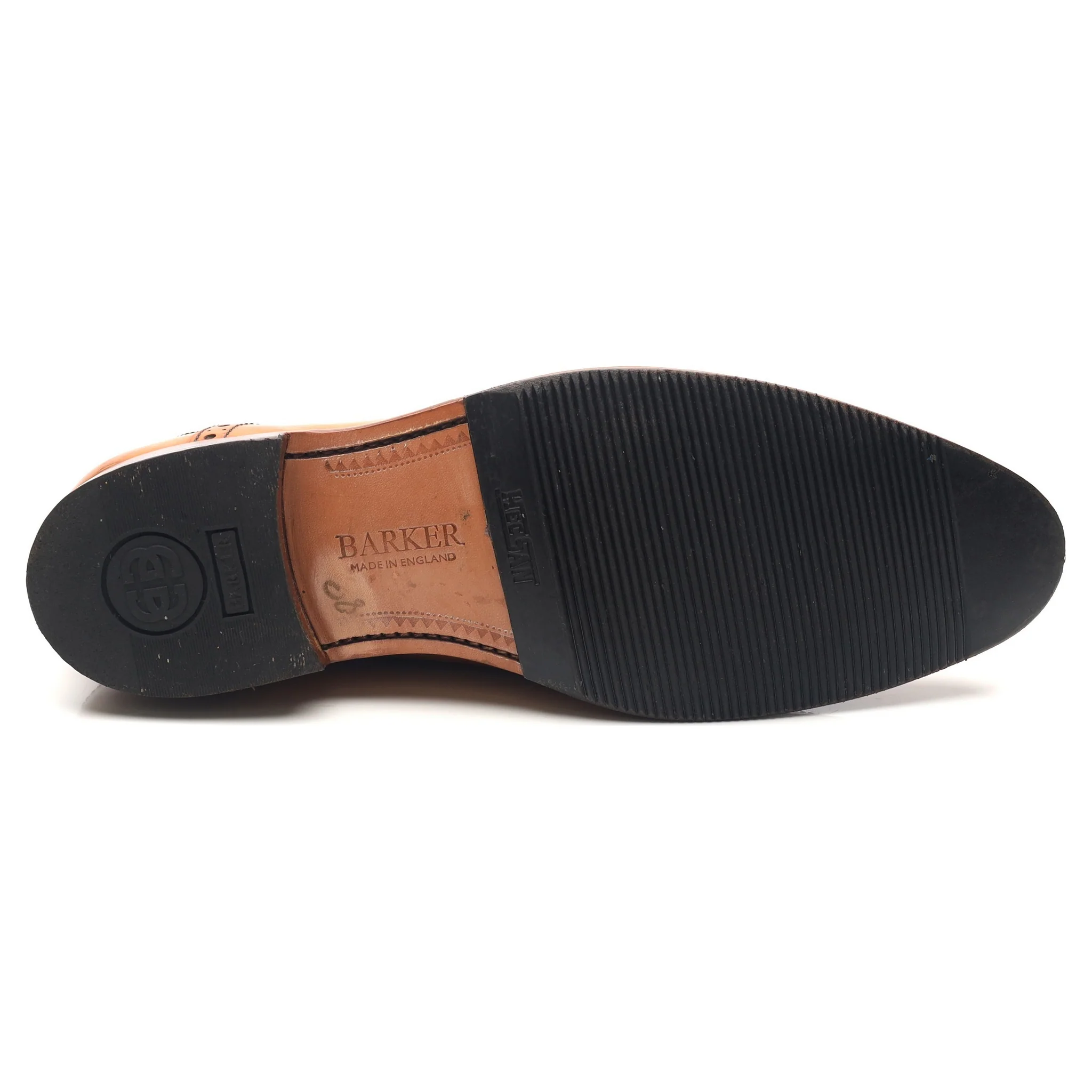 'Grant' Tan Brown Leather Brogues UK 10 F - Image 11