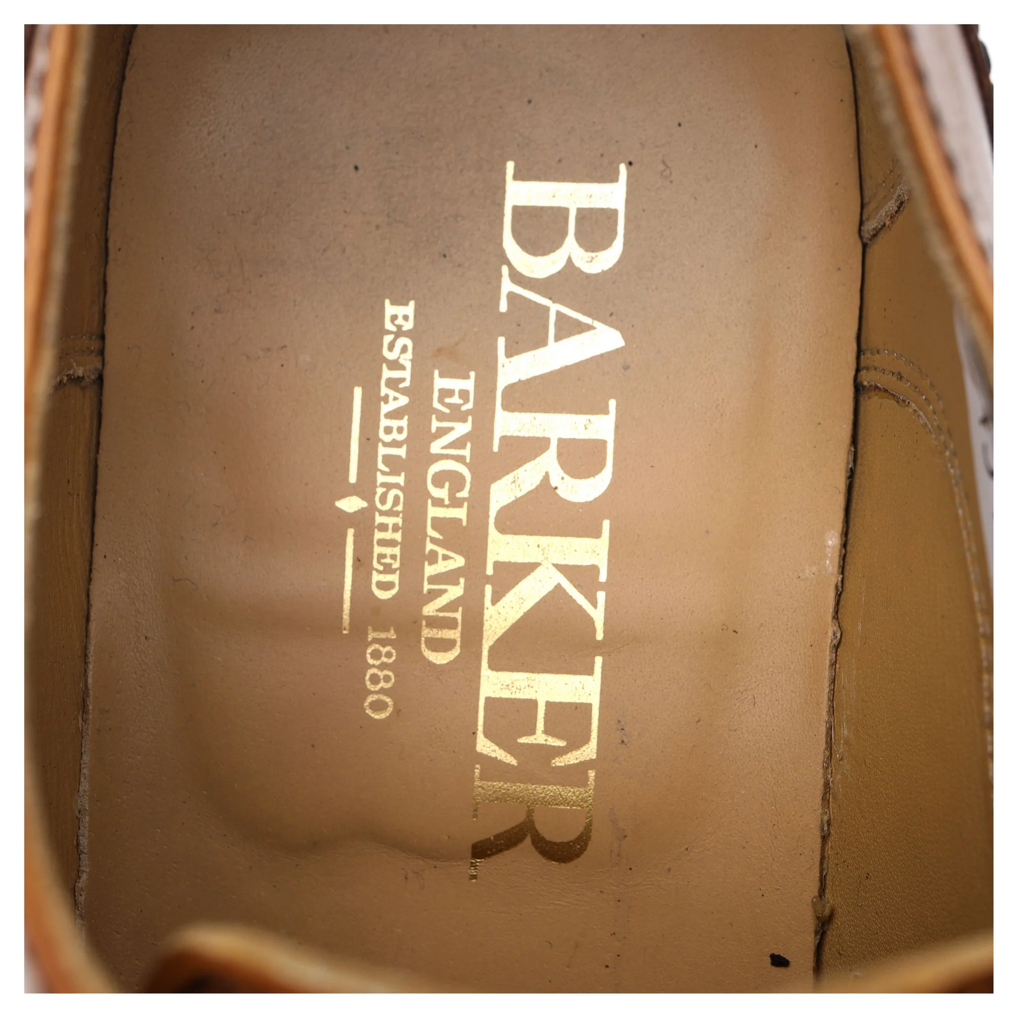 'Grant' Tan Brown Leather Brogues UK 10 F - Image 12