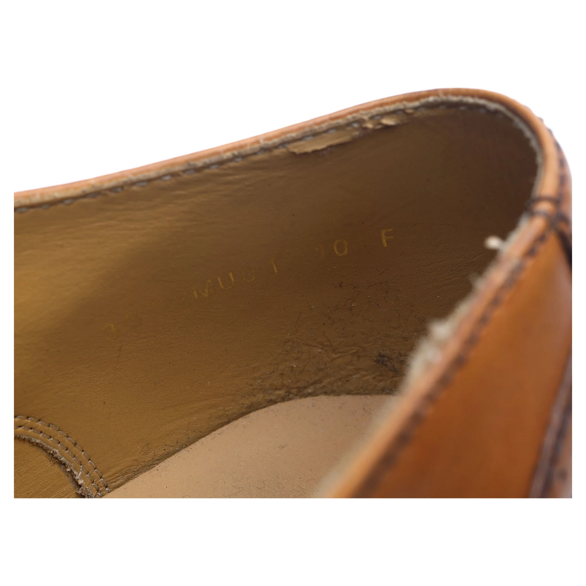 'Grant' Tan Brown Leather Brogues UK 10 F - Image 13
