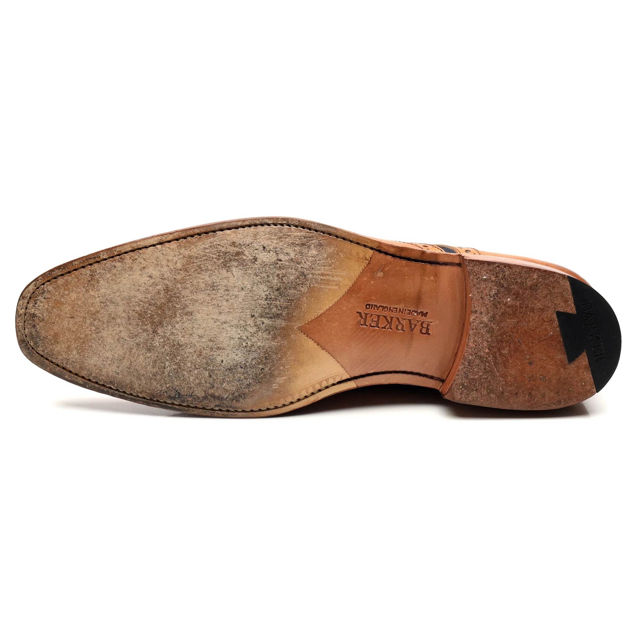 'McClean' Tan Brown Leather Brogues UK 9 F - Image 10