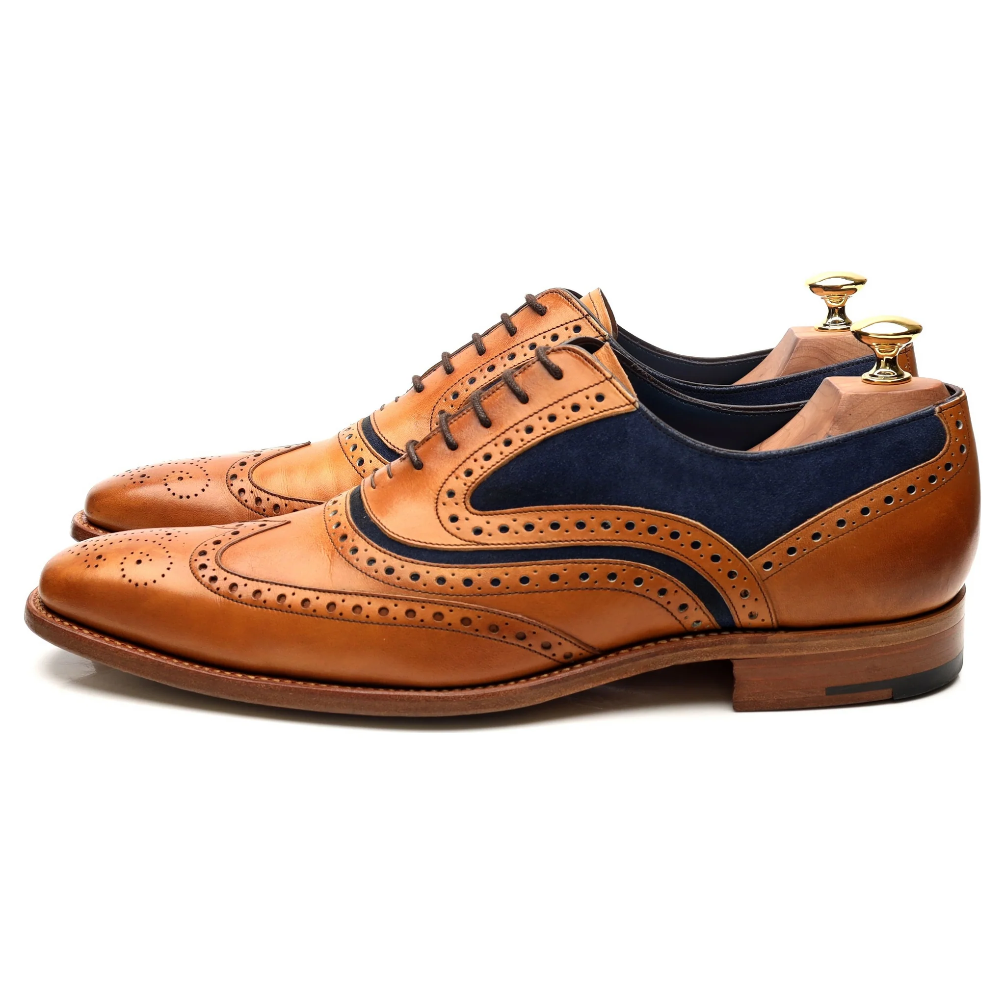 'McClean' Tan Brown Leather Brogues UK 9 F - Image 2