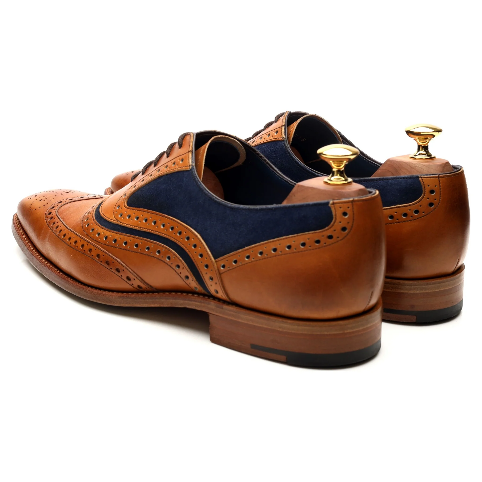 'McClean' Tan Brown Leather Brogues UK 9 F - Image 3