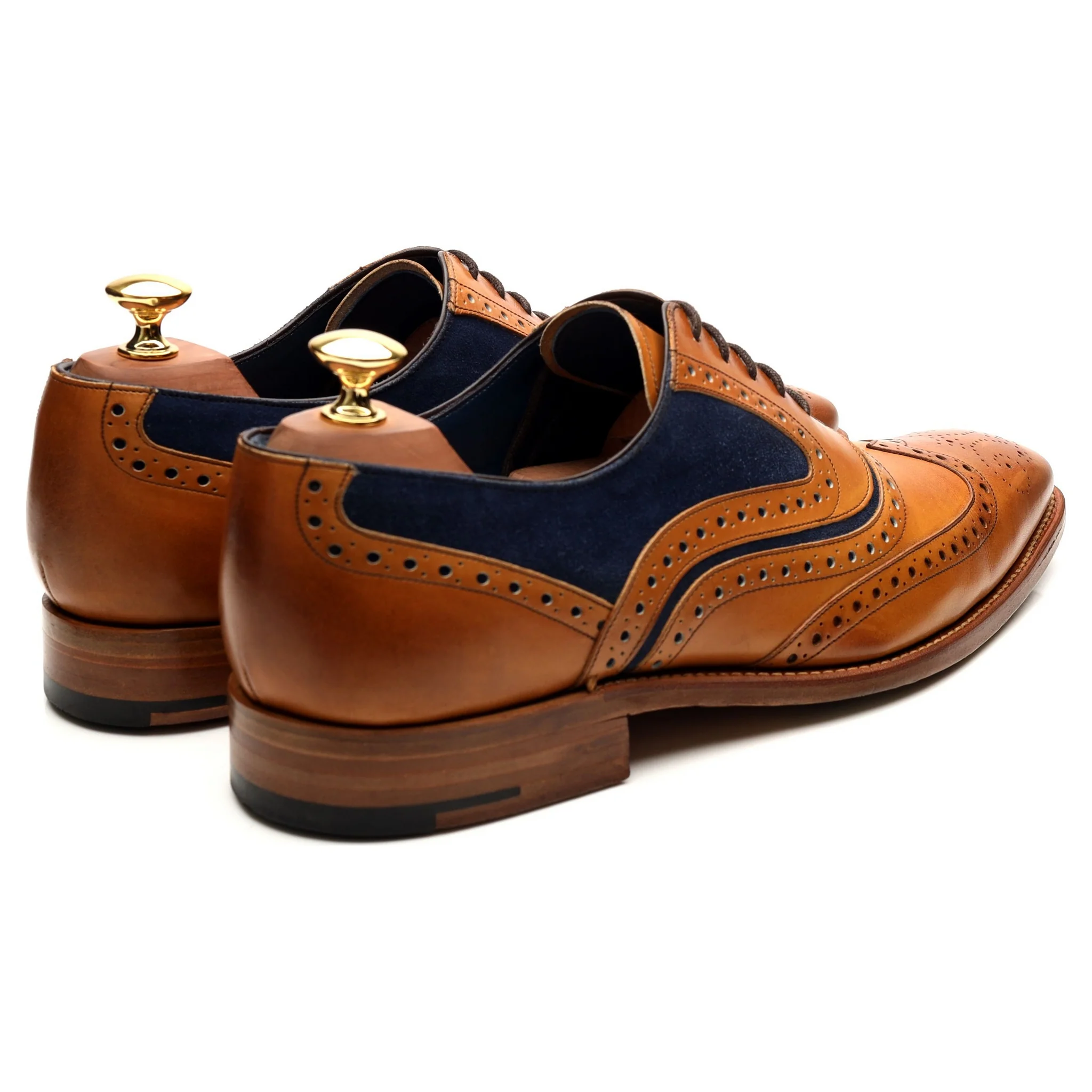'McClean' Tan Brown Leather Brogues UK 9 F - Image 5