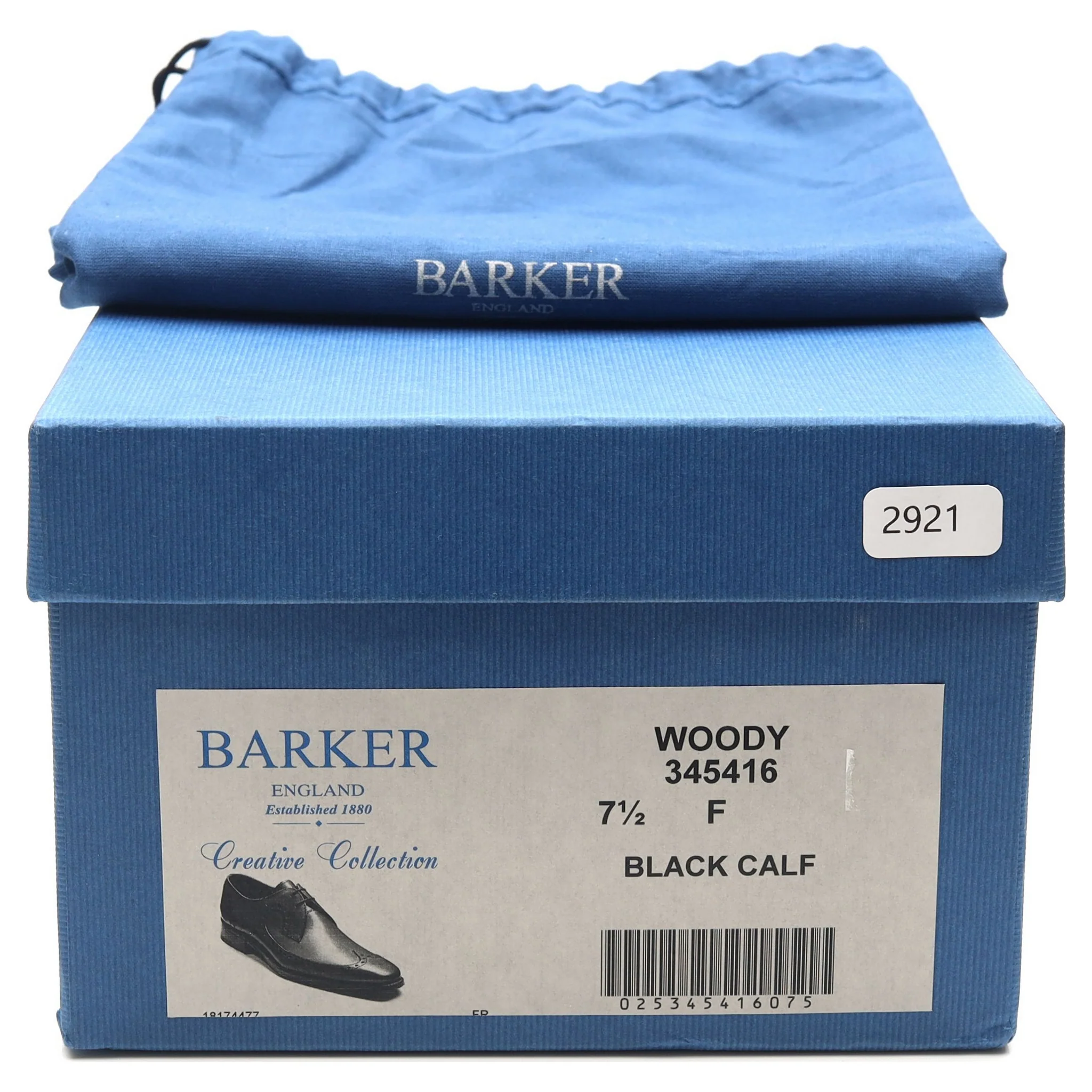 'Woody' Black Leather Derby UK 7.5 F - Image 14