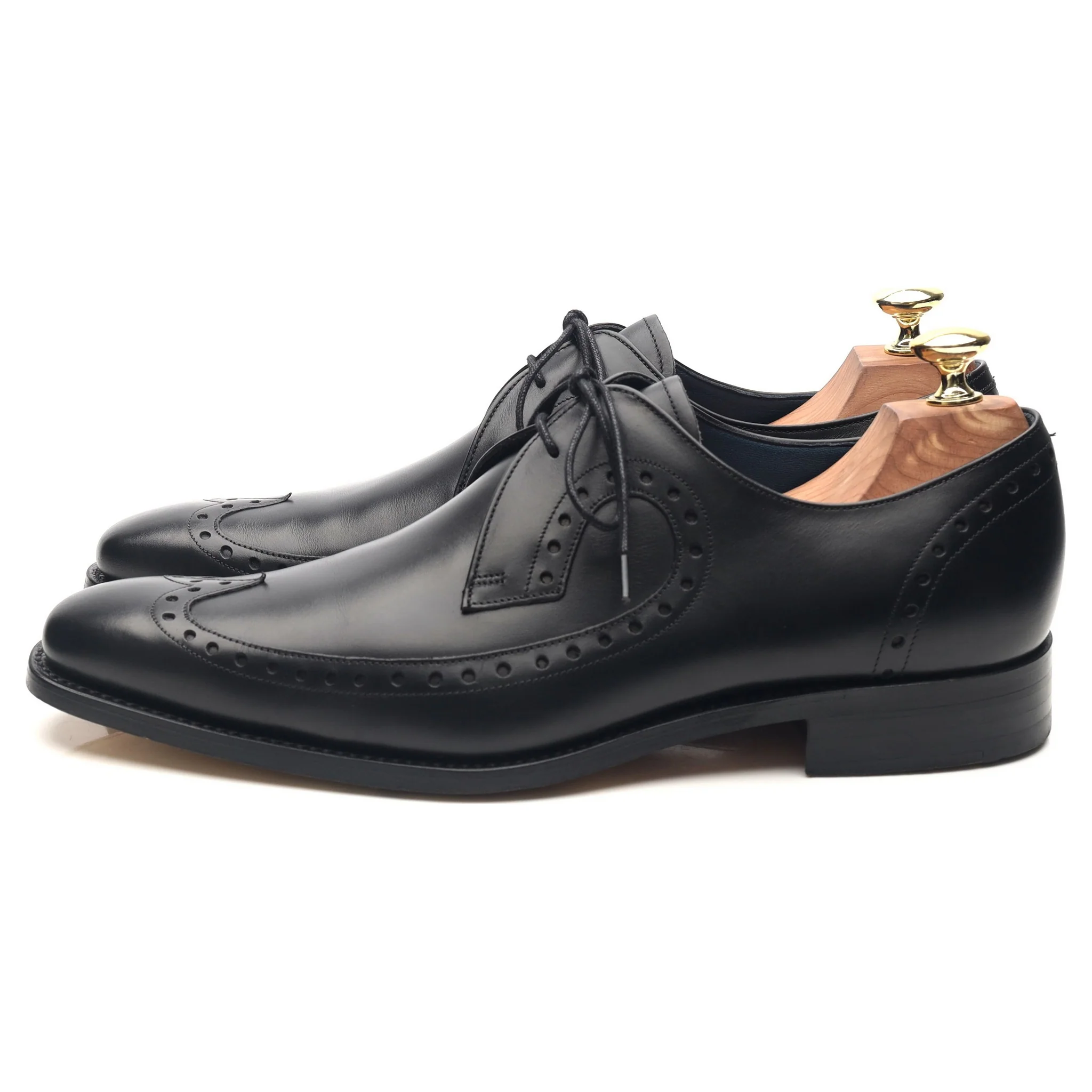 'Woody' Black Leather Derby UK 7.5 F - Image 2