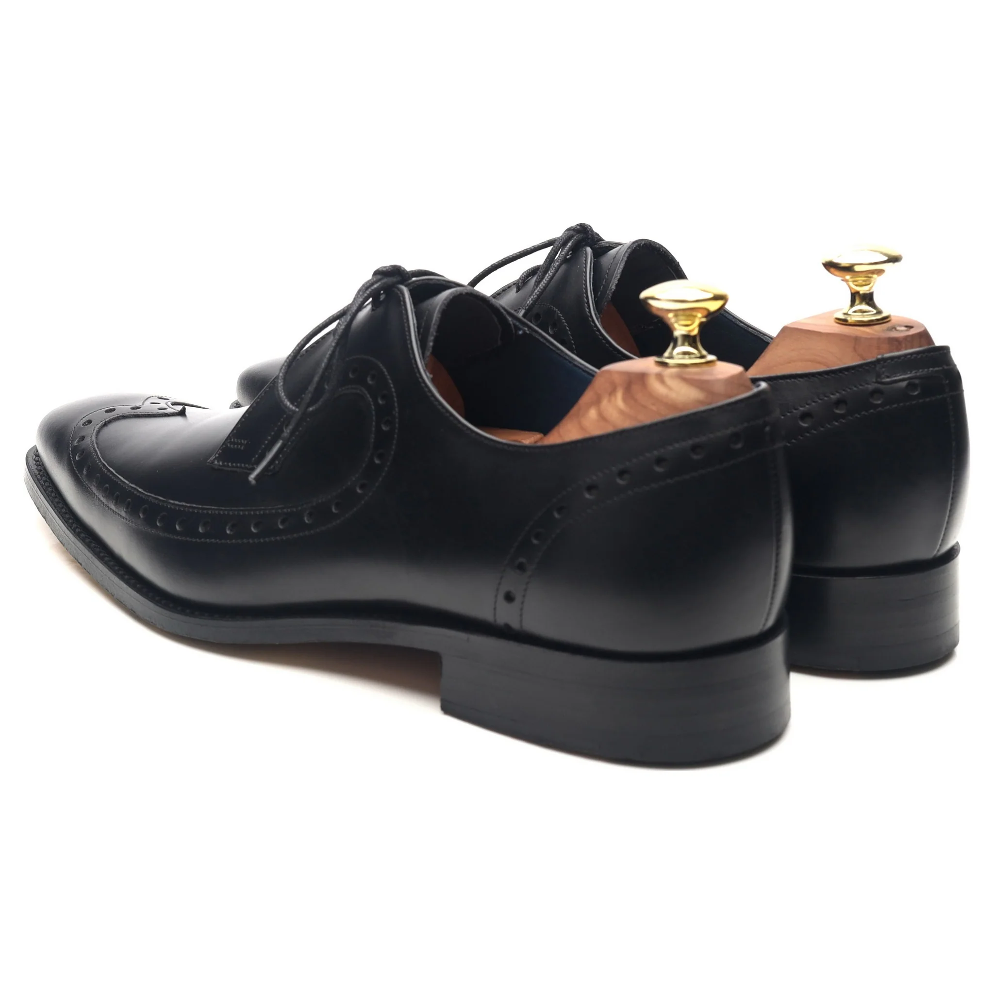 'Woody' Black Leather Derby UK 7.5 F - Image 3