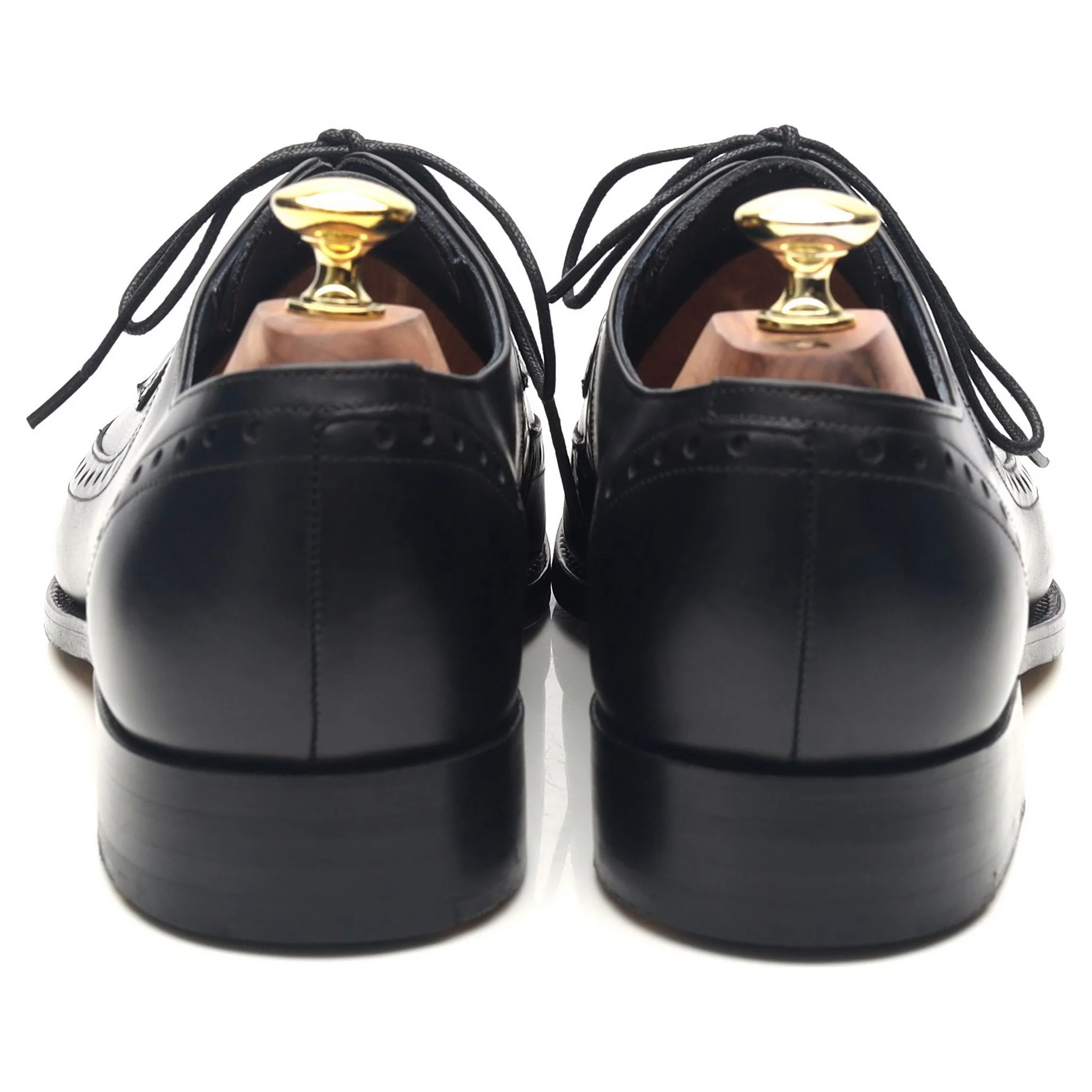 'Woody' Black Leather Derby UK 7.5 F - Image 4
