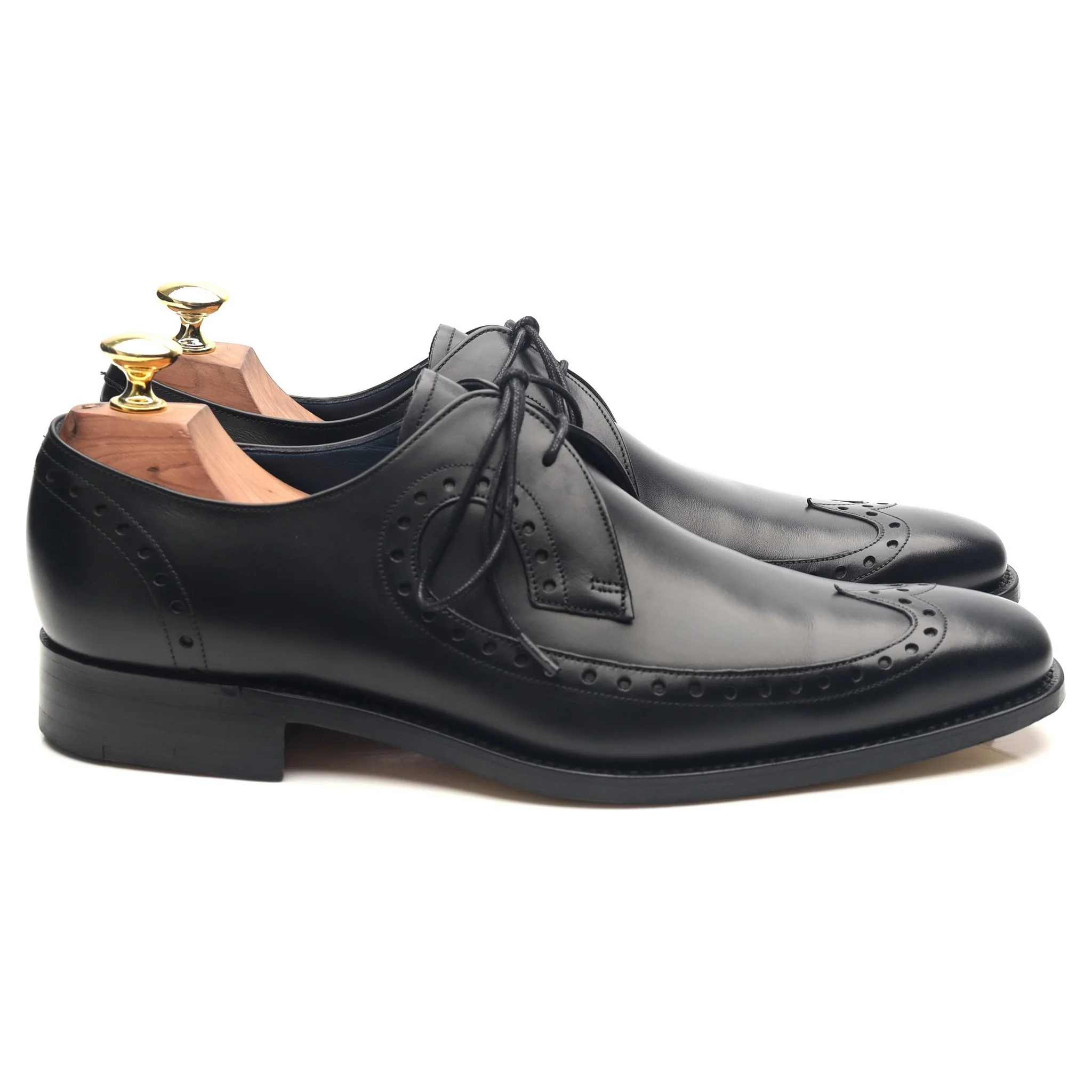 'Woody' Black Leather Derby UK 7.5 F - Image 6