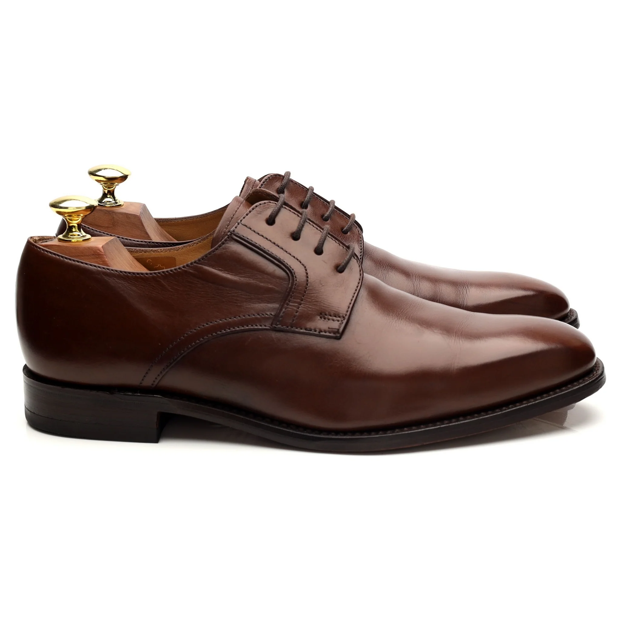 'Battersea' Brown Leather Derby UK 7 G