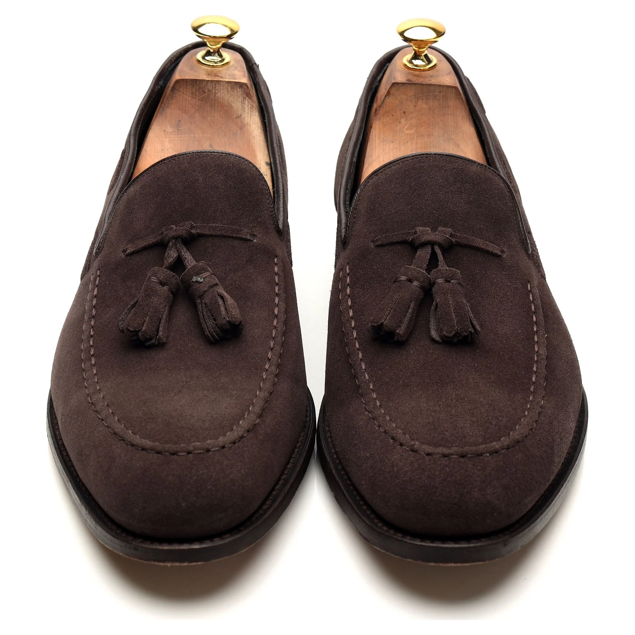 'Battersea' Brown Suede Loafers UK 11 F - Image 2