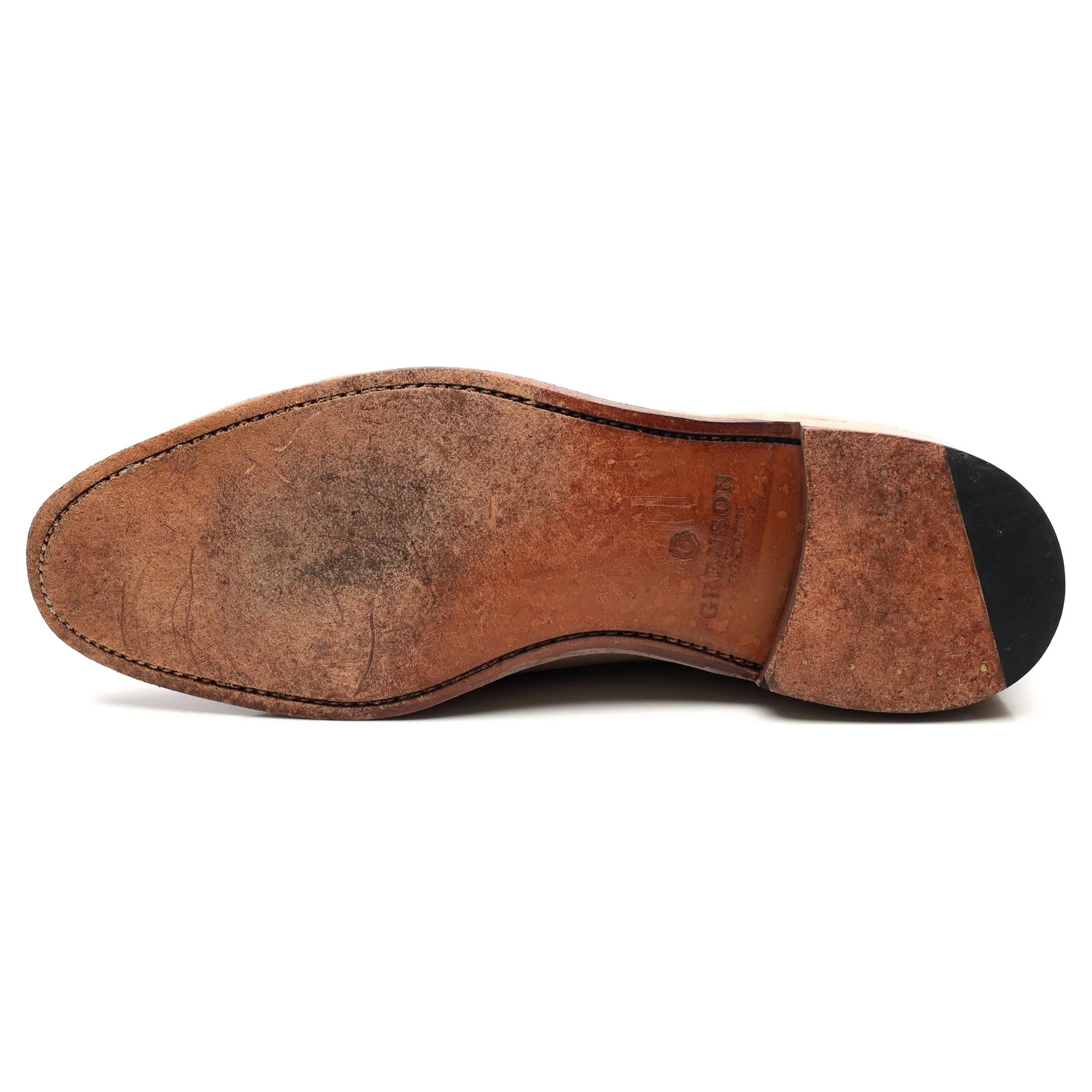 'Lloyd' Beige Suede Loafers UK 10 E - Image 10