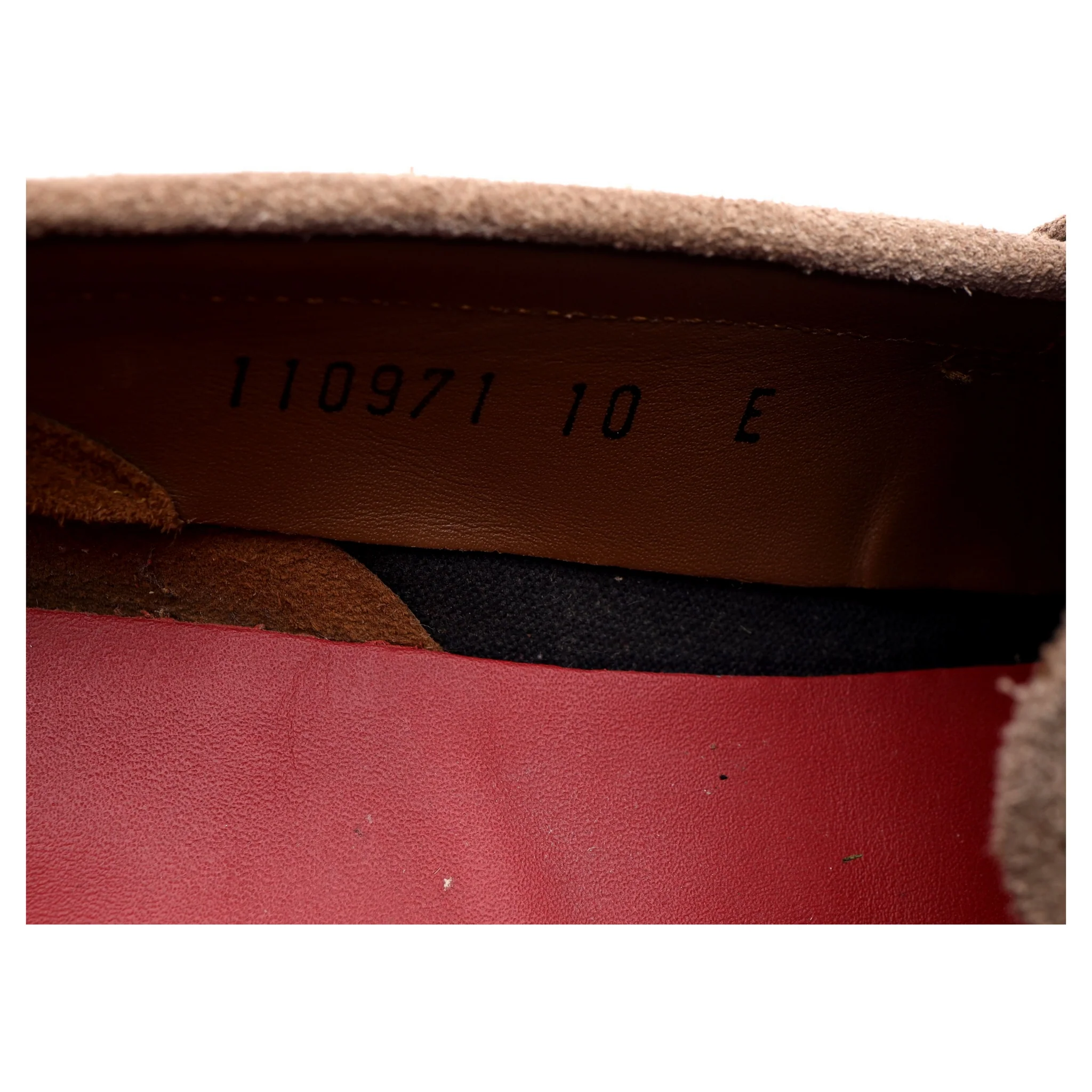 'Lloyd' Beige Suede Loafers UK 10 E - Image 13